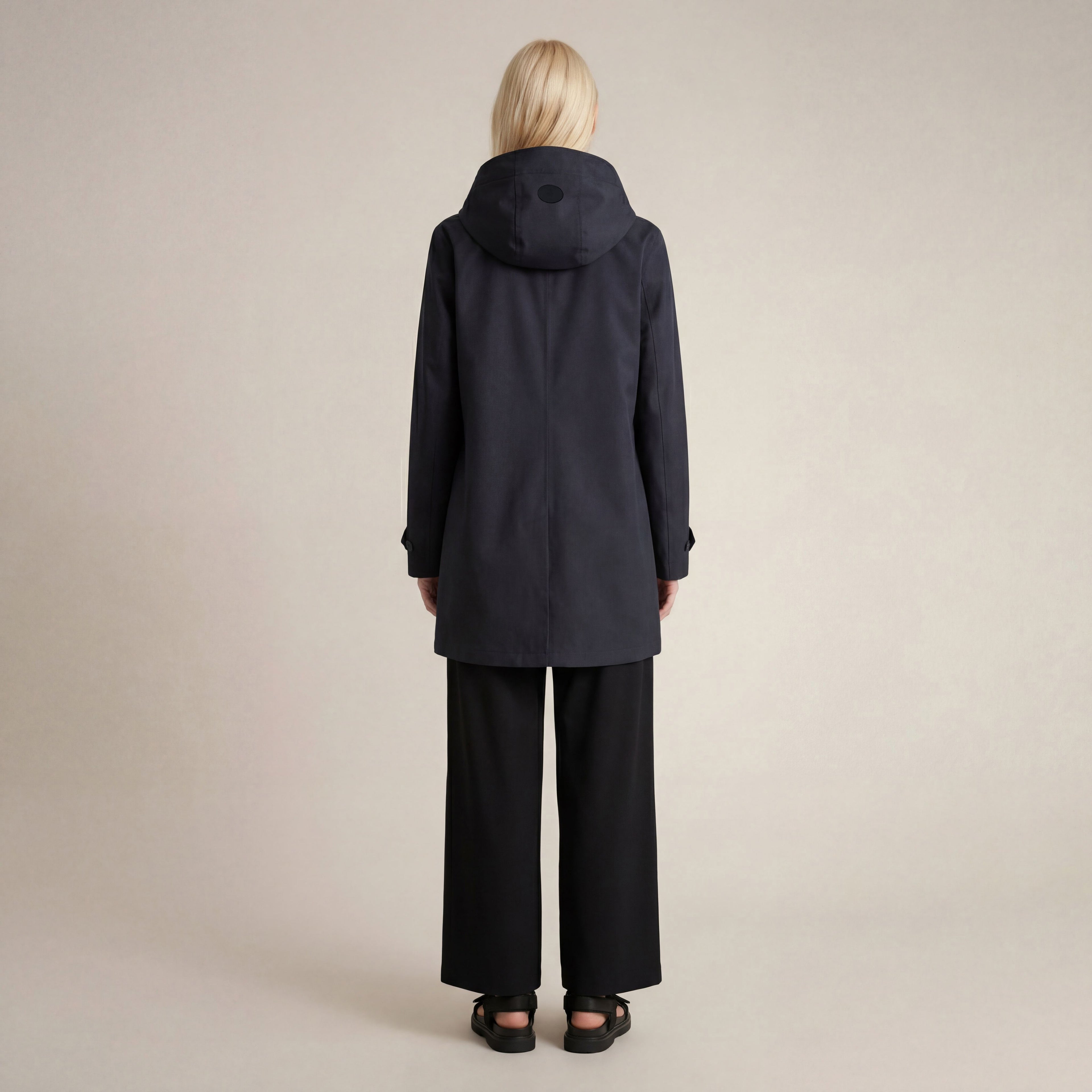 save-the-duck-april-imperm-able-femme-bleu-noir image 2