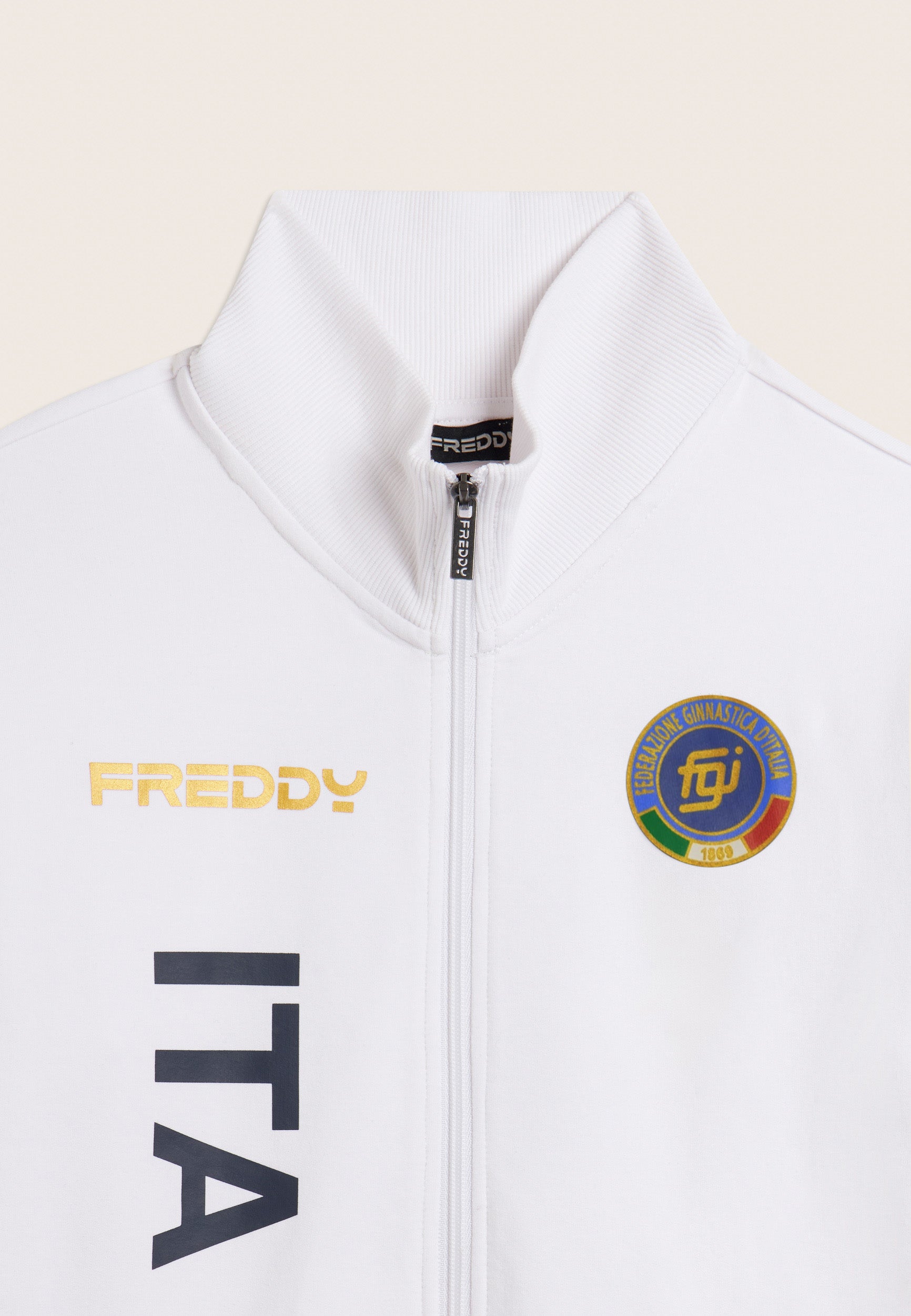 freddy-tuta-donna-italia-fgi-surv-tement-femme-full-zip-col-haut-en-french-terry image 8