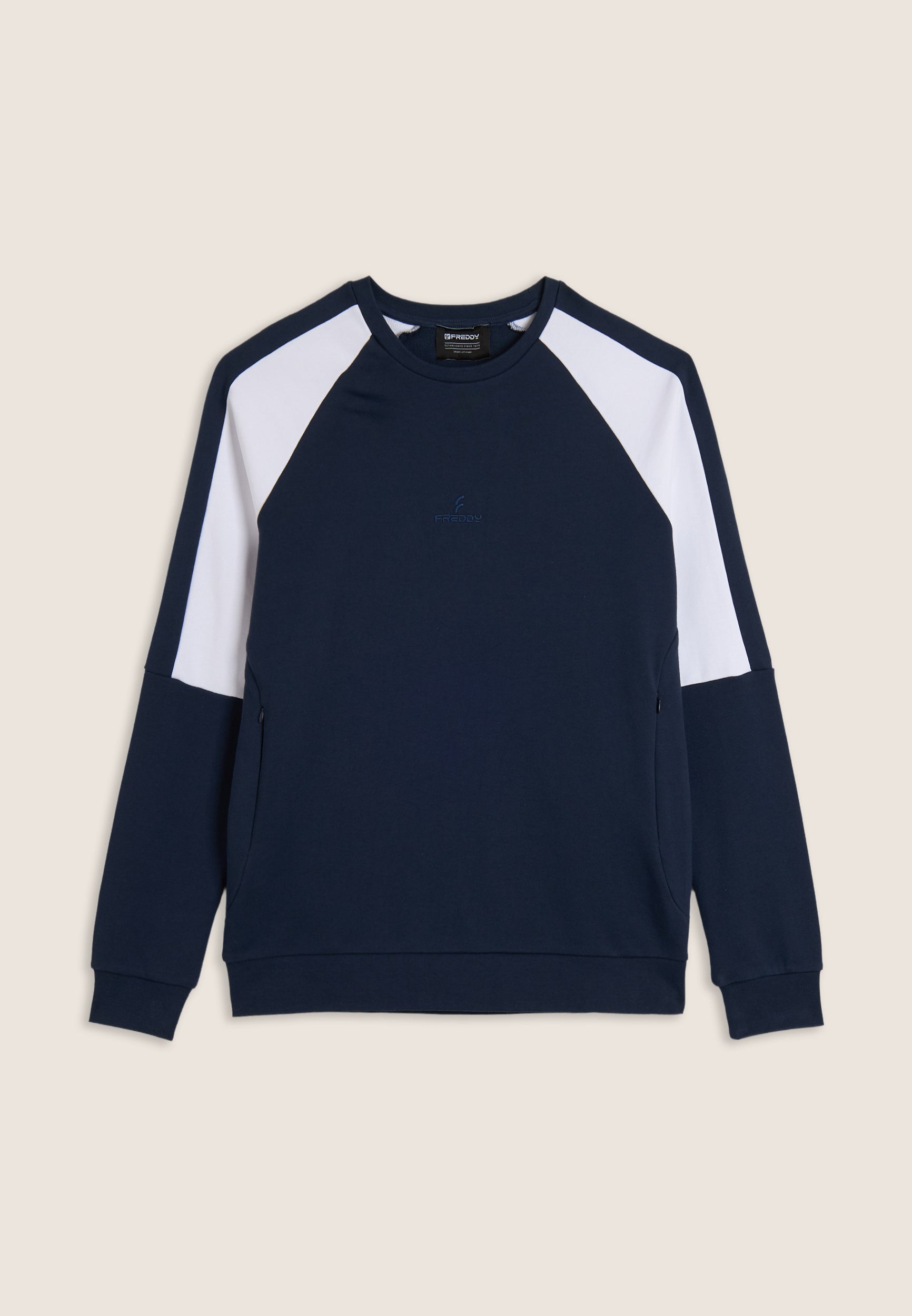 freddy-felpa-girocollo-color-block-sweat-100-coton image 4