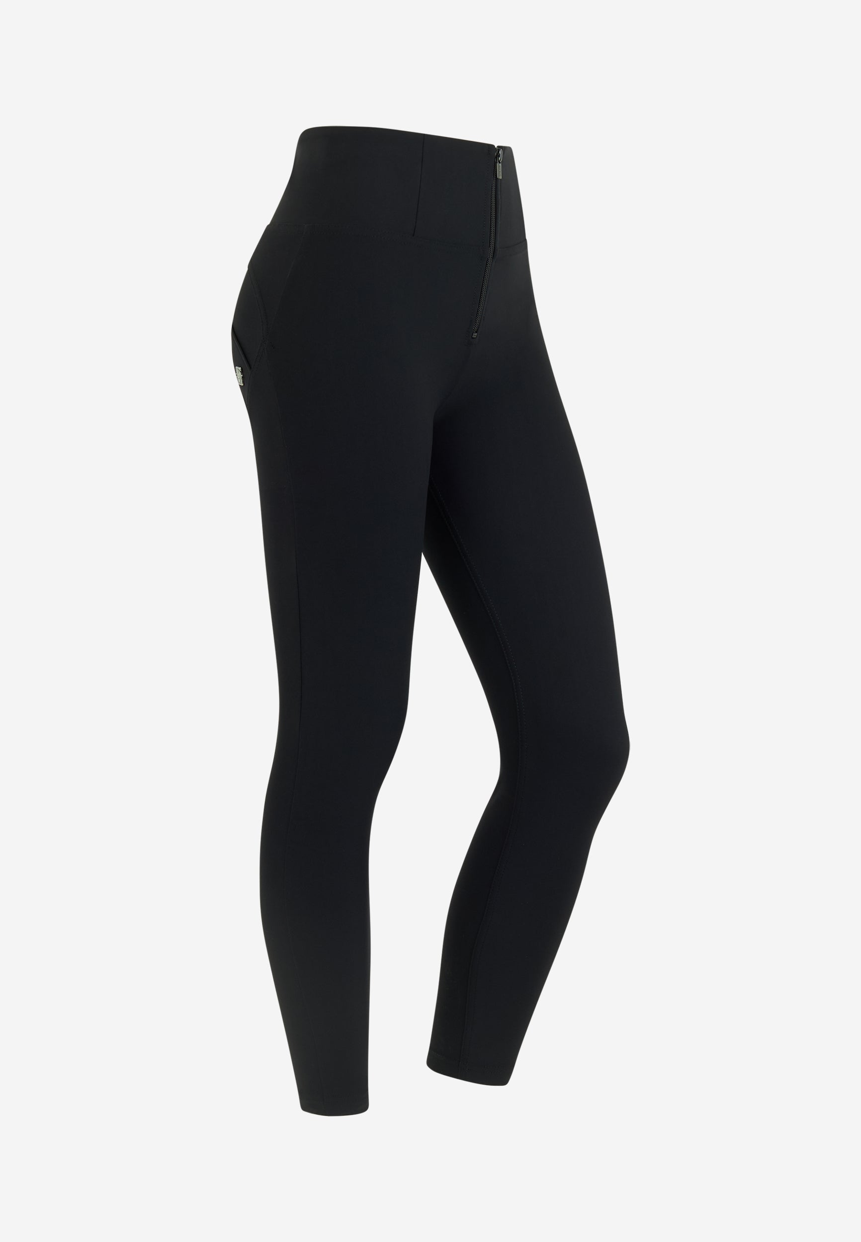 freddy-wr-up-superskinny-7-8-vita-alta-zip-total-black-pantalon-push-up image 1
