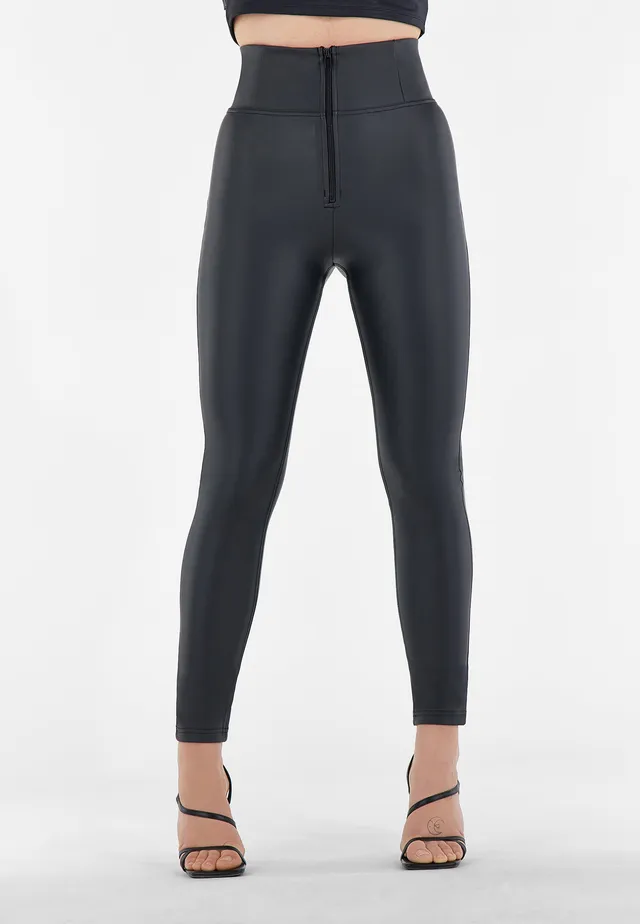 freddy-wr-up-curvy-pantalon-push-up-skinny-taille-haute-simili-cuir image 1