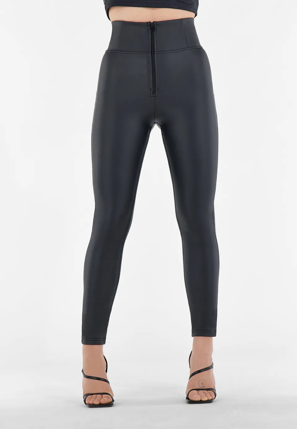 freddy-wr-up-curvy-pantalon-push-up-skinny-taille-haute-simili-cuir image 1