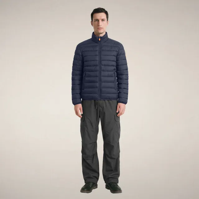 save-the-duck-doudoune-homme-laurent-bleu-noir image 1
