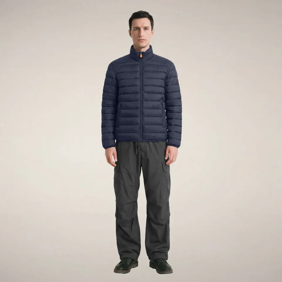 save-the-duck-doudoune-homme-laurent-bleu-noir image 1
