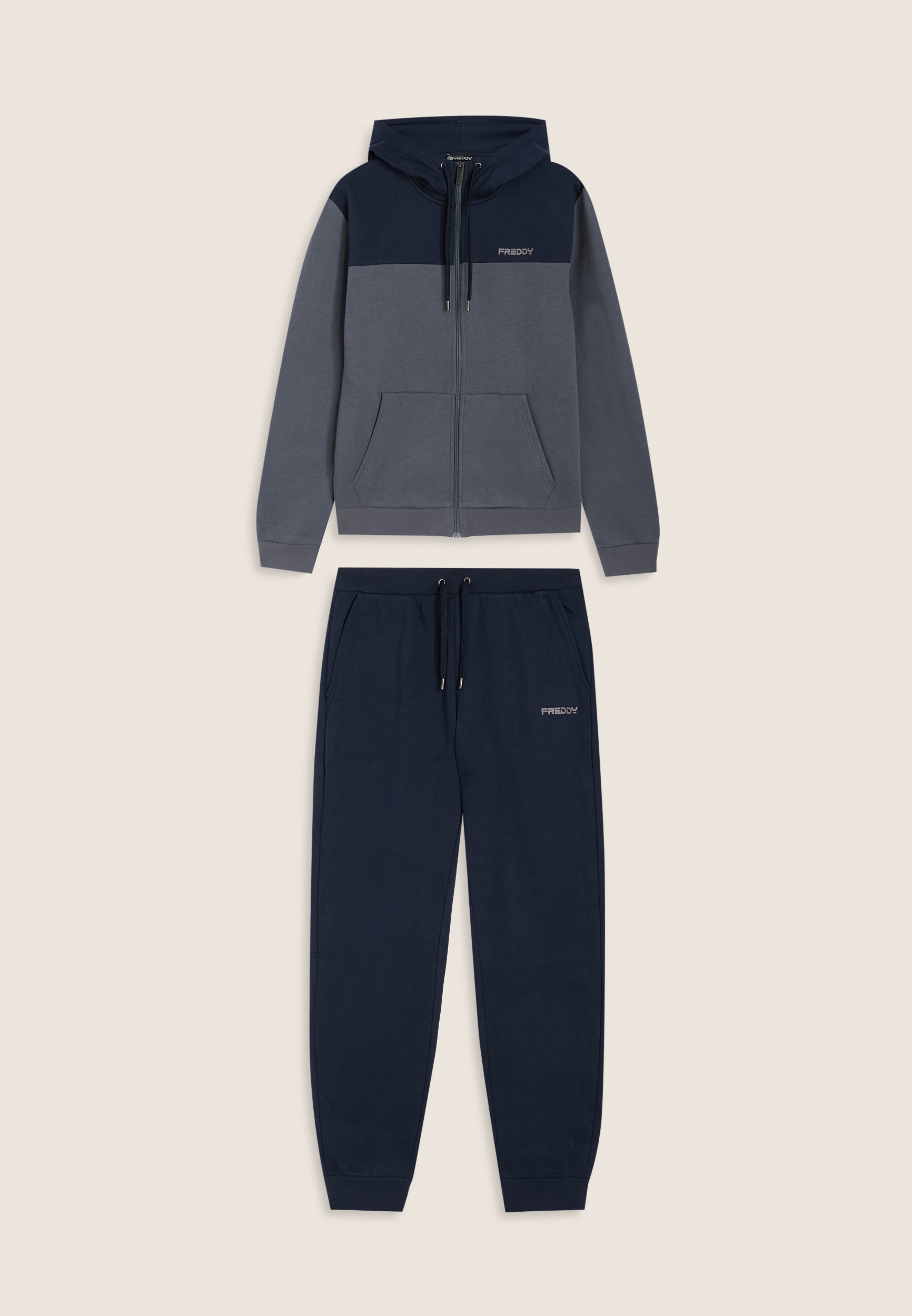 freddy-surv-tement-homme-colour-block-capuche-full-zip image 4