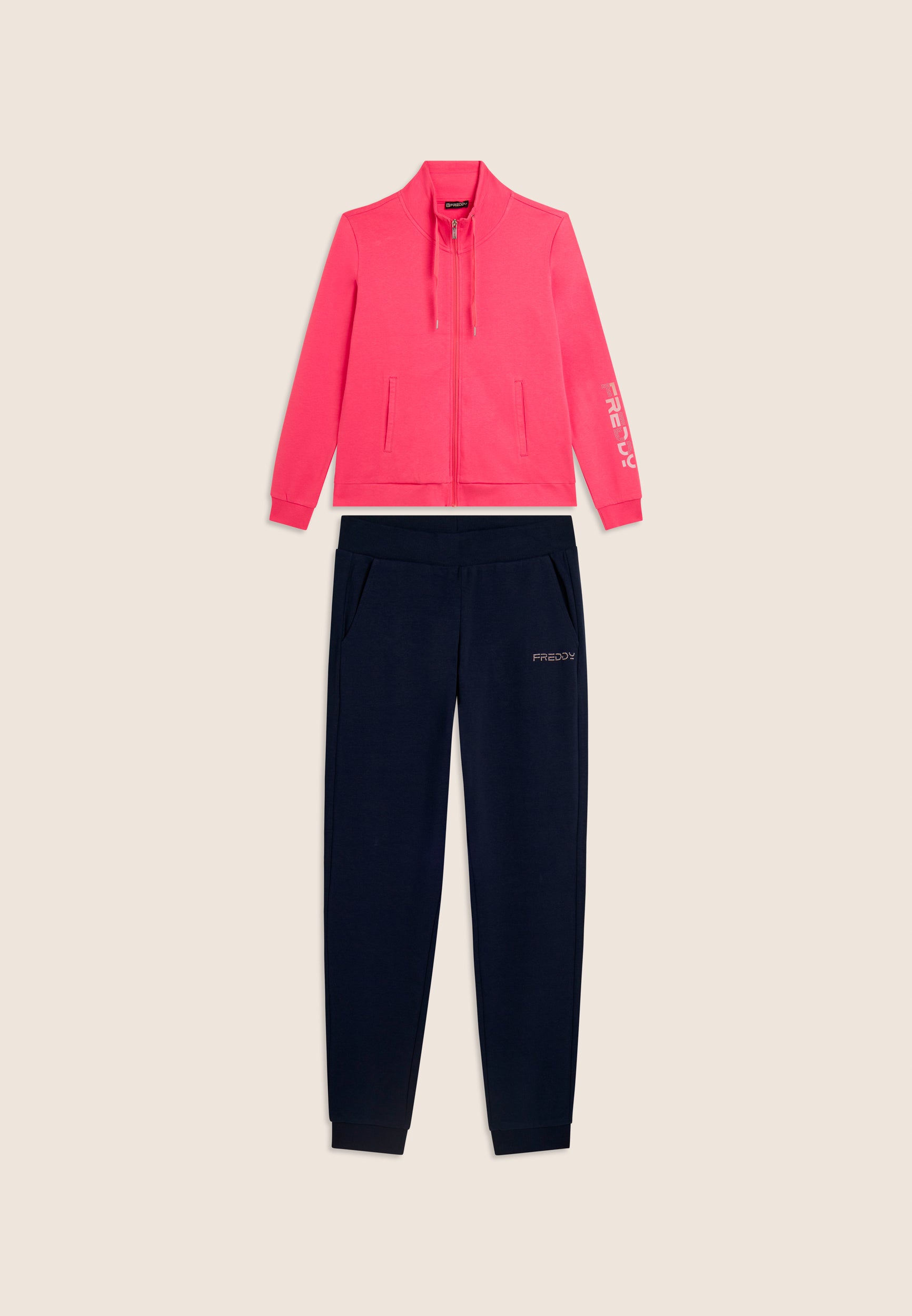 freddy-tuta-femme-zip-col-haut-perles-logo image 6