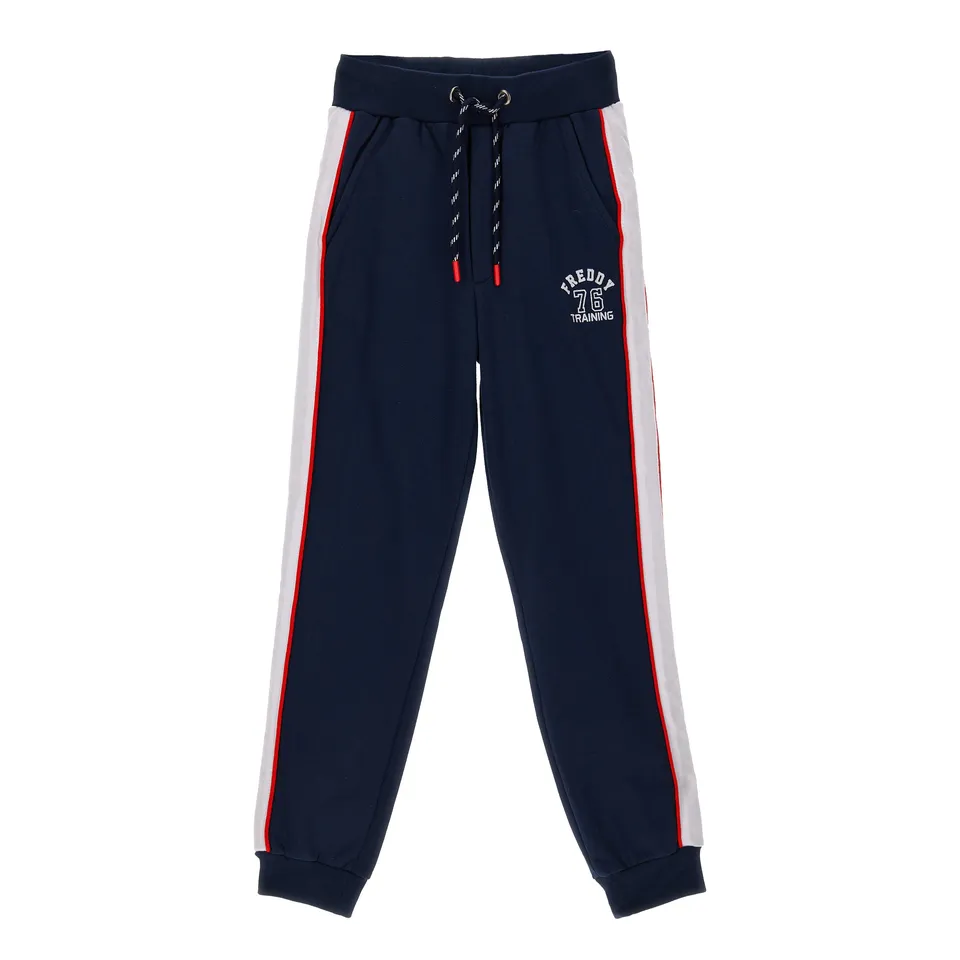 freddy-pantaloni-felpa-bande-laterali-piping-college image 1