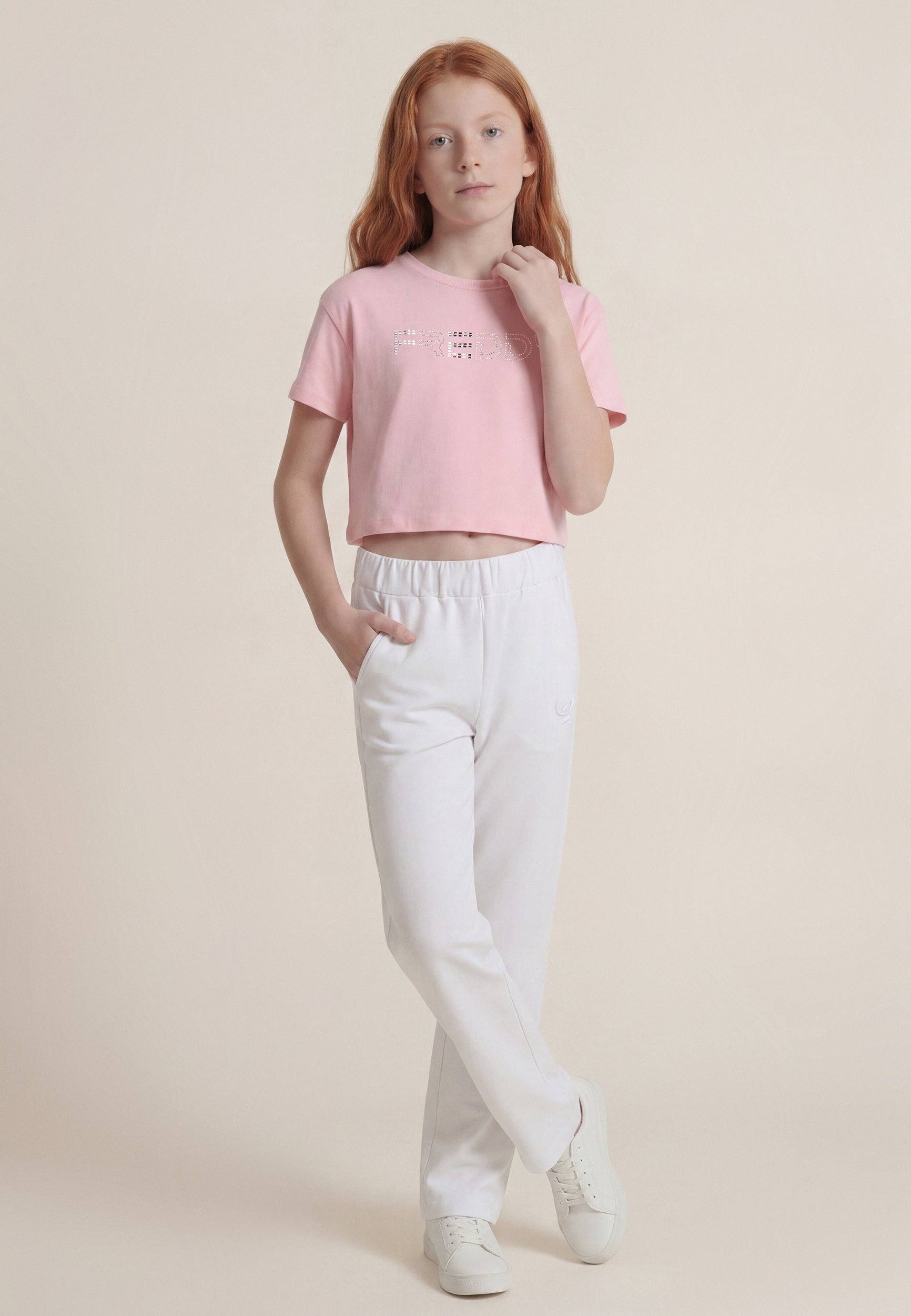 freddy-t-shirt-cropped-fille-ouverture-dos-strass-comfort image 2