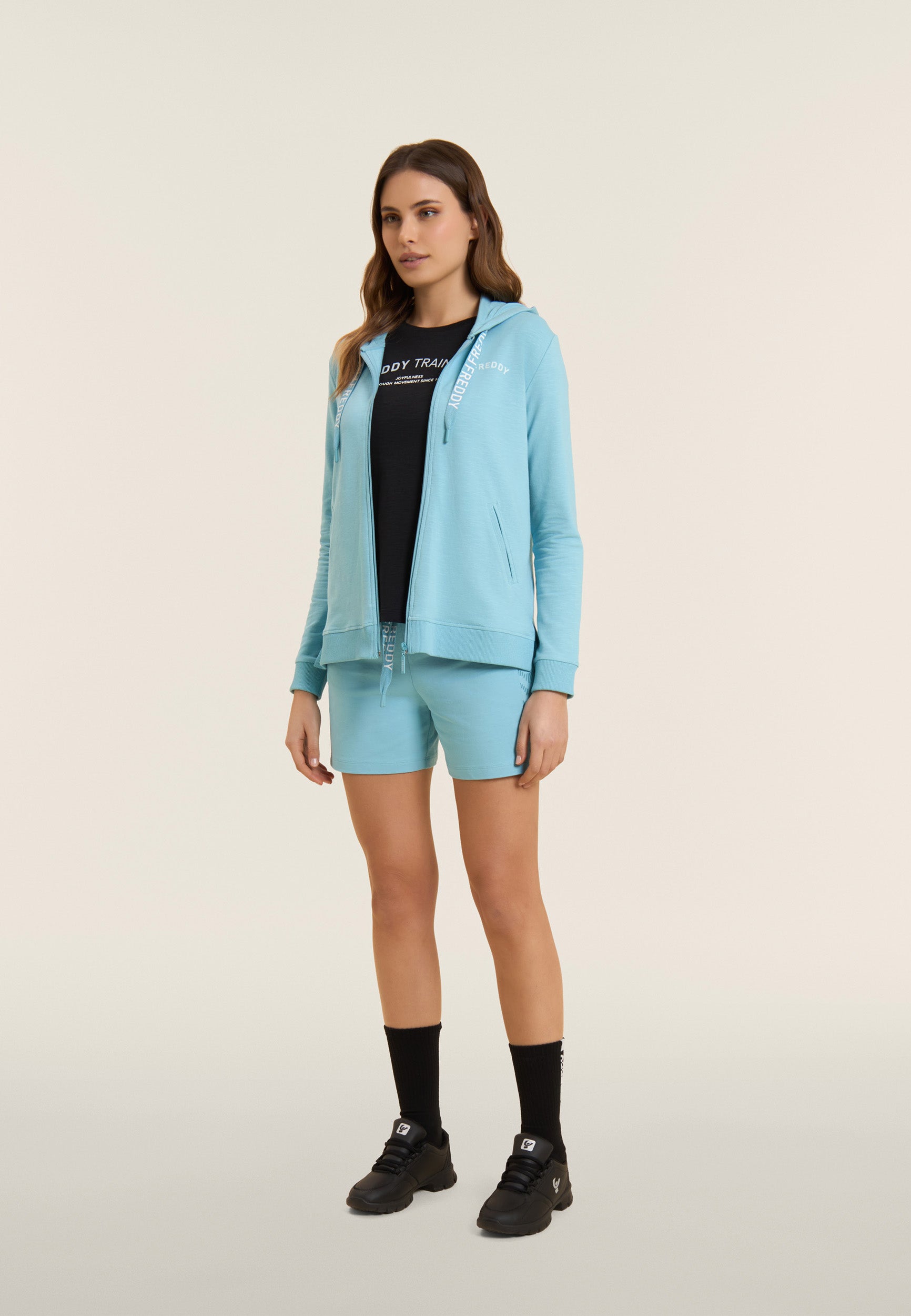 freddy-sweat-zipp-capuche-en-french-terry-flamm-regular-fit image 5
