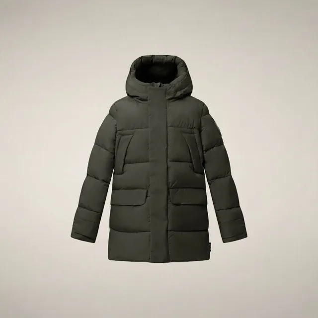 save-the-duck-walter-parka-gar-on-vert-terre image 1