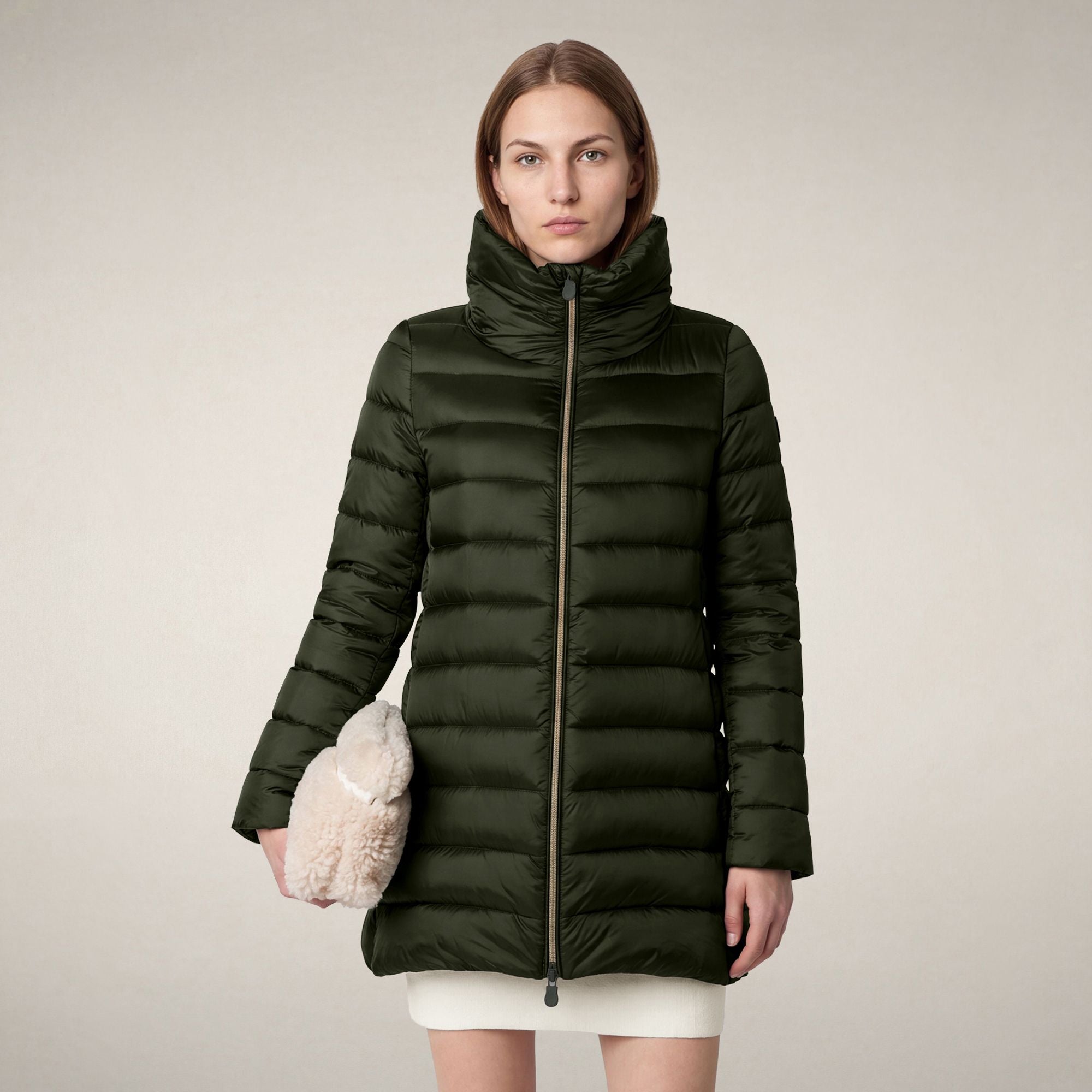 save-the-duck-lydia-doudoune-longue-femme-vert-bosco image 5