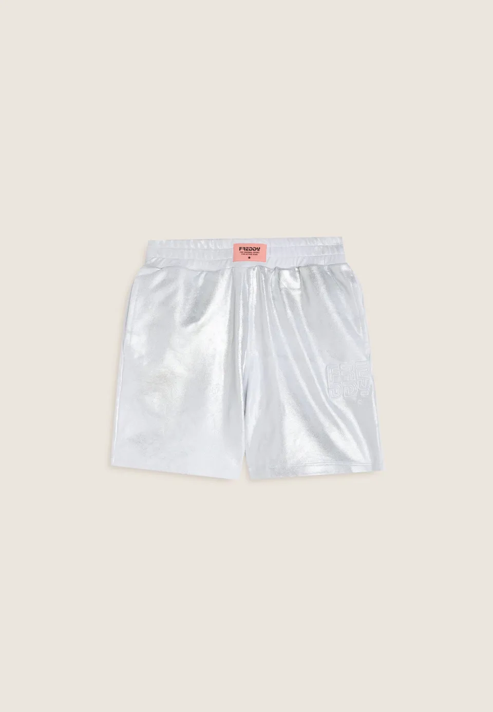 freddy-wr-up-short-fille-coton-coated-argent image 1
