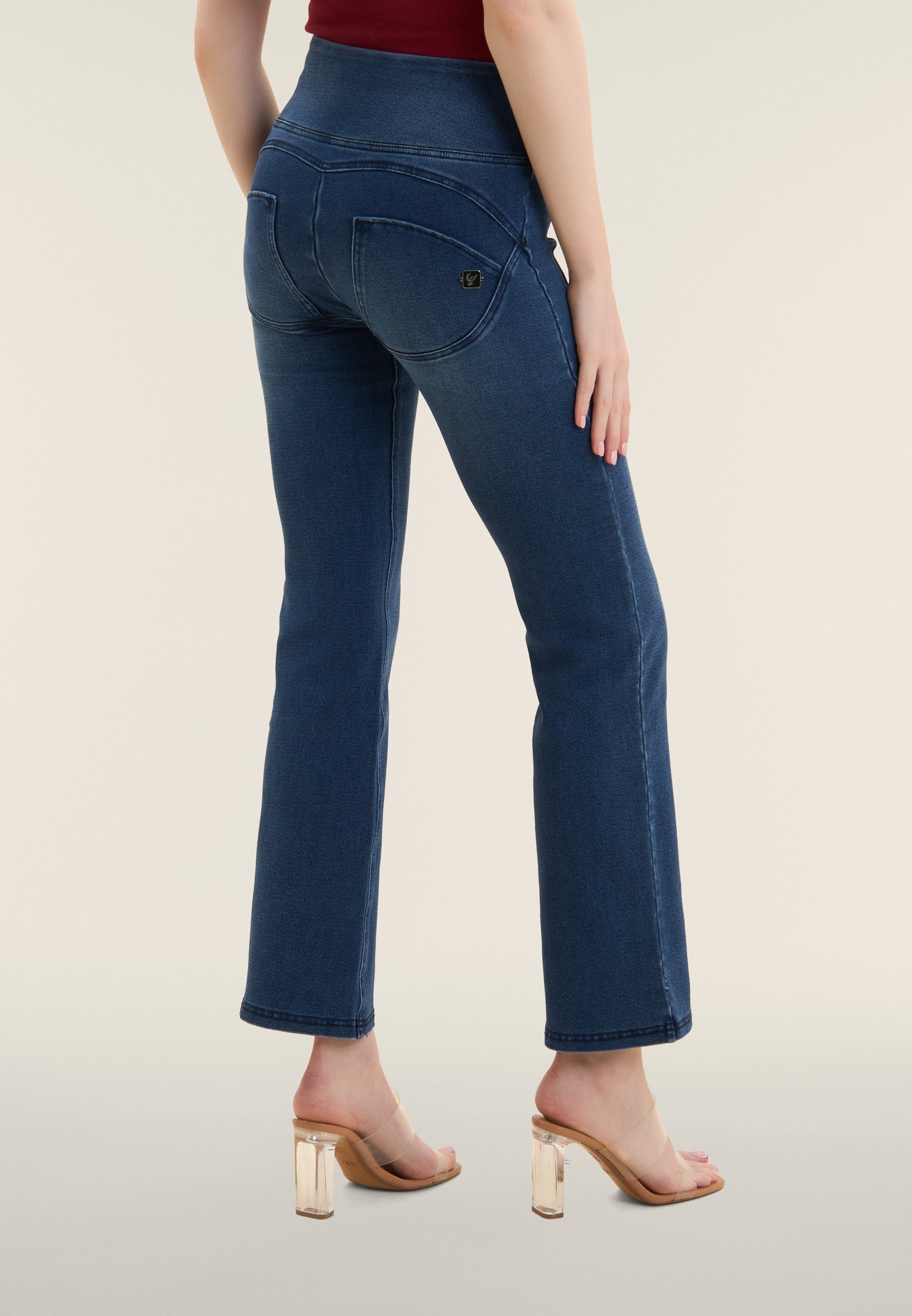 freddy-wr-up-pantalon-bootcut-denim-satin image 4