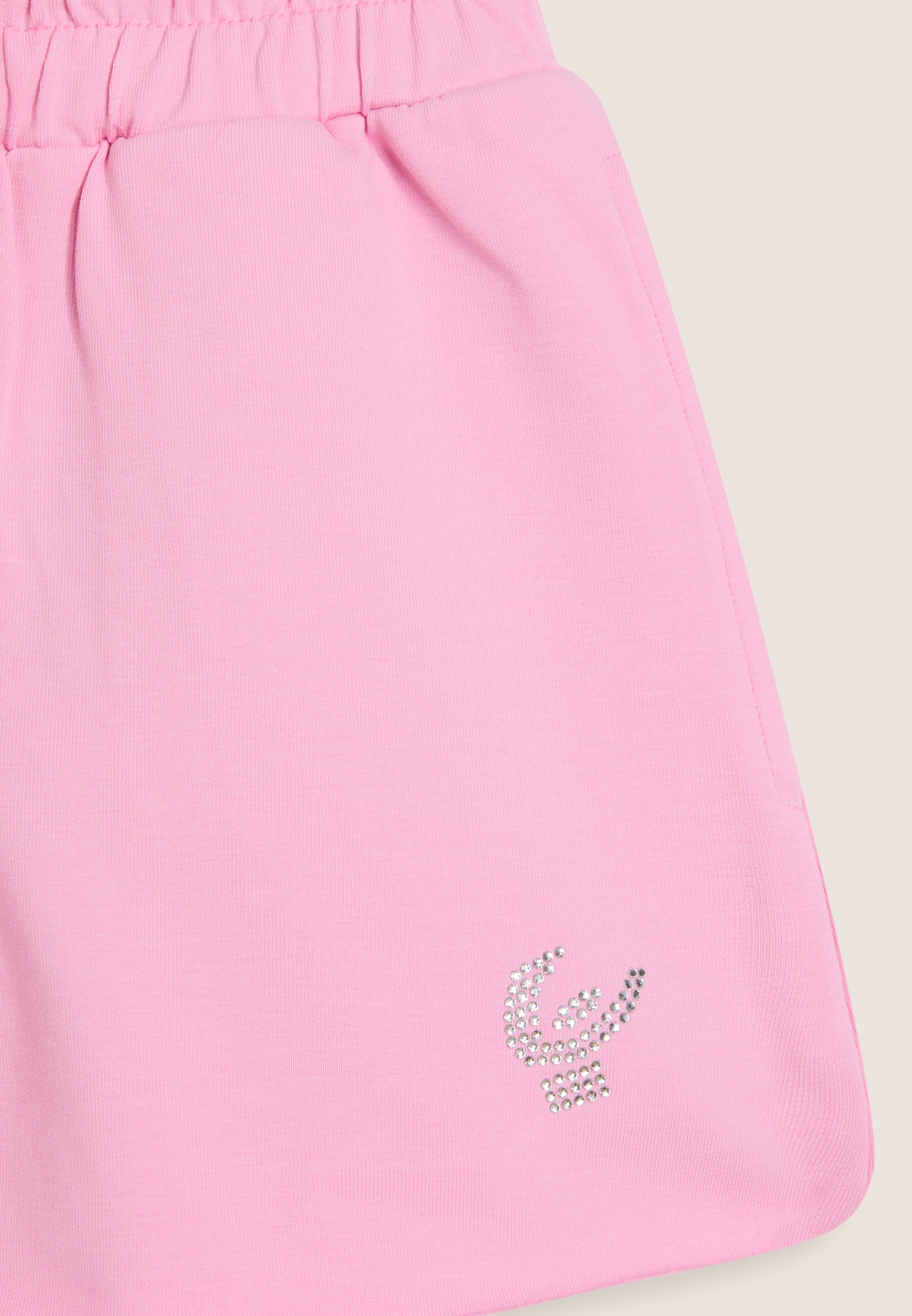 freddy-short-fille-coton-stretch-logo-strass image 6