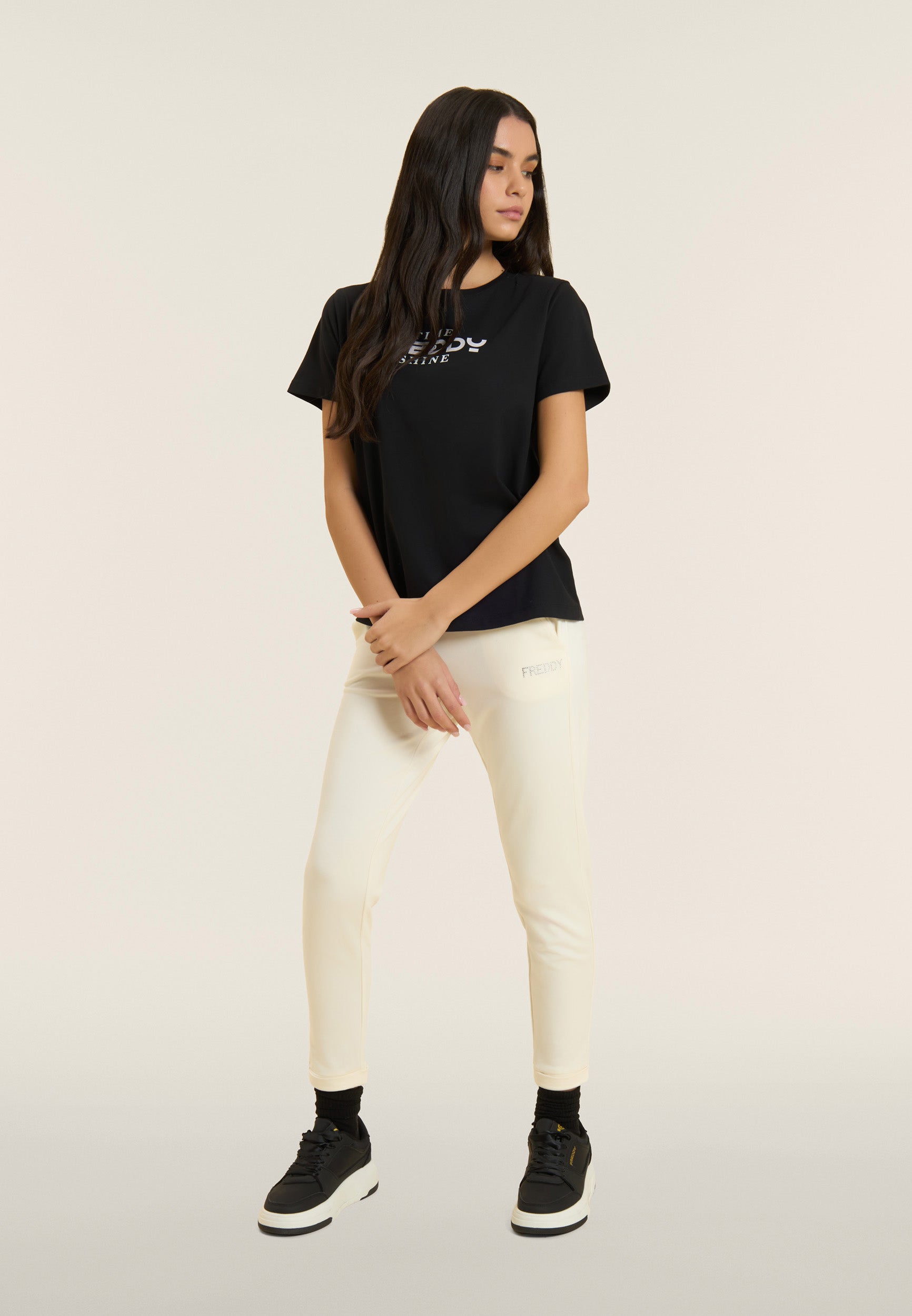 freddy-t-shirt-time-shine-comfort-fit-logo-holographique image 2