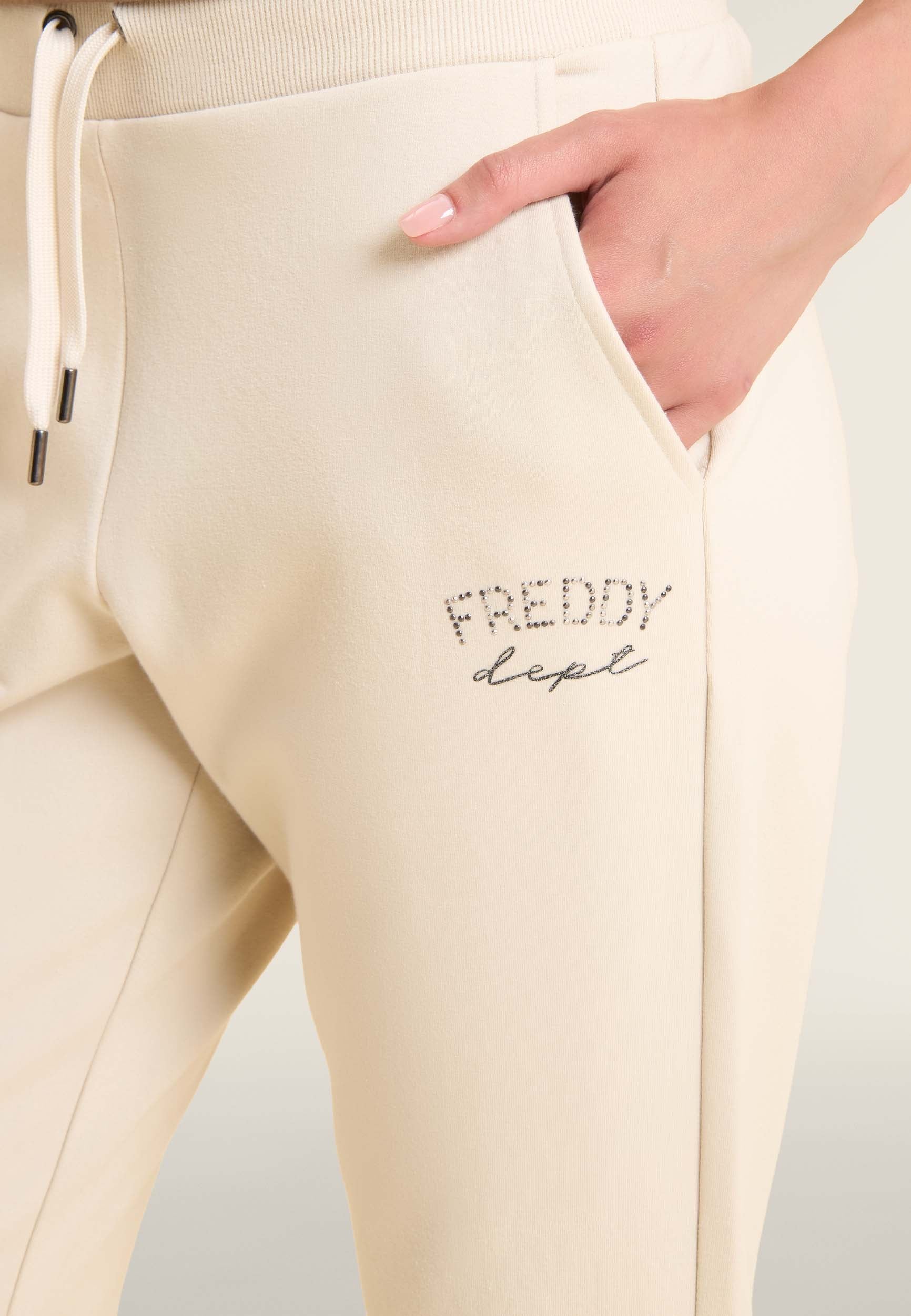 freddy-pantalon-de-sport-molleton-gratt-poignets-et-cordon image 4