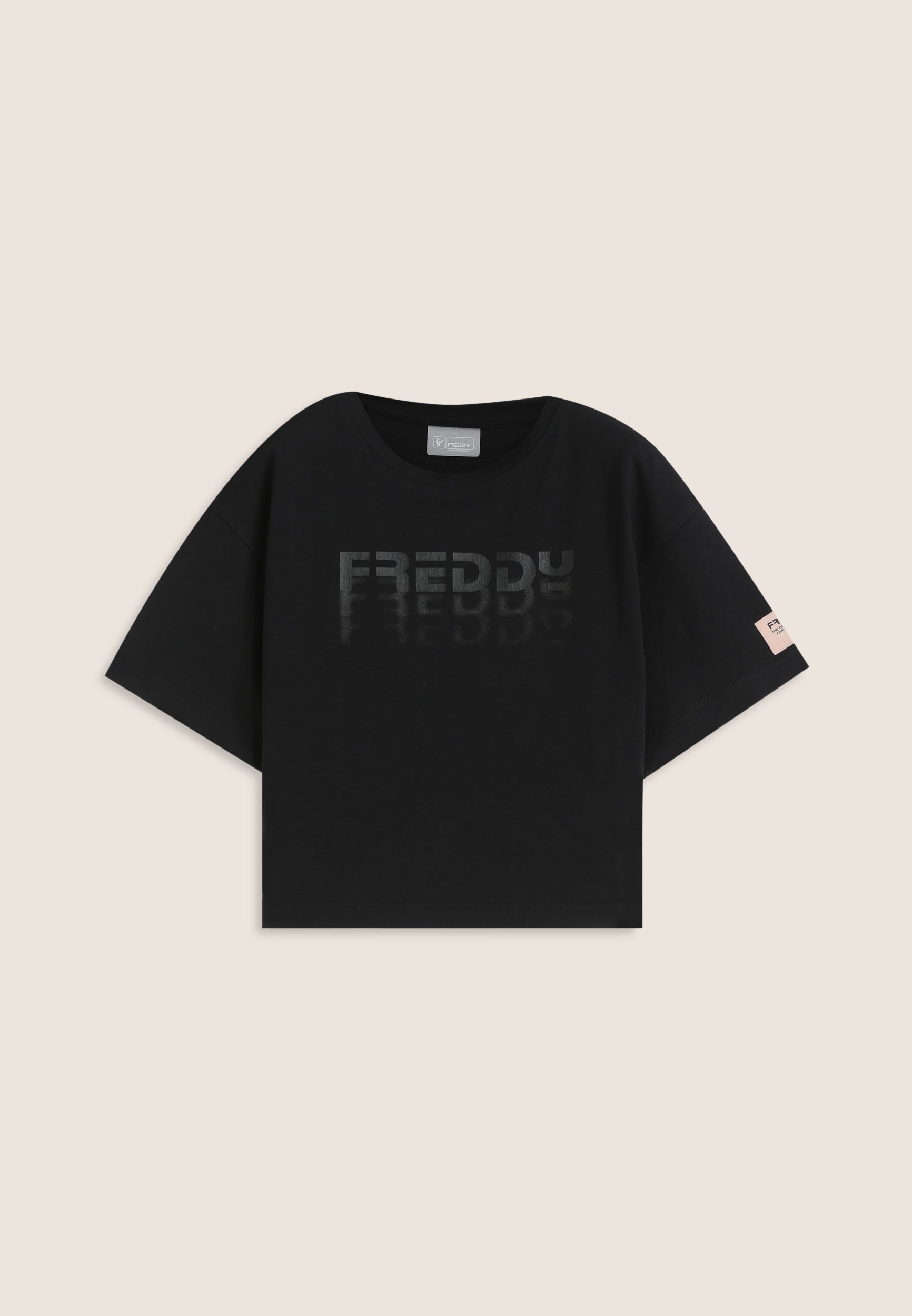 freddy-wr-up-t-shirt-fille-cropped-logo-d-grad image 1