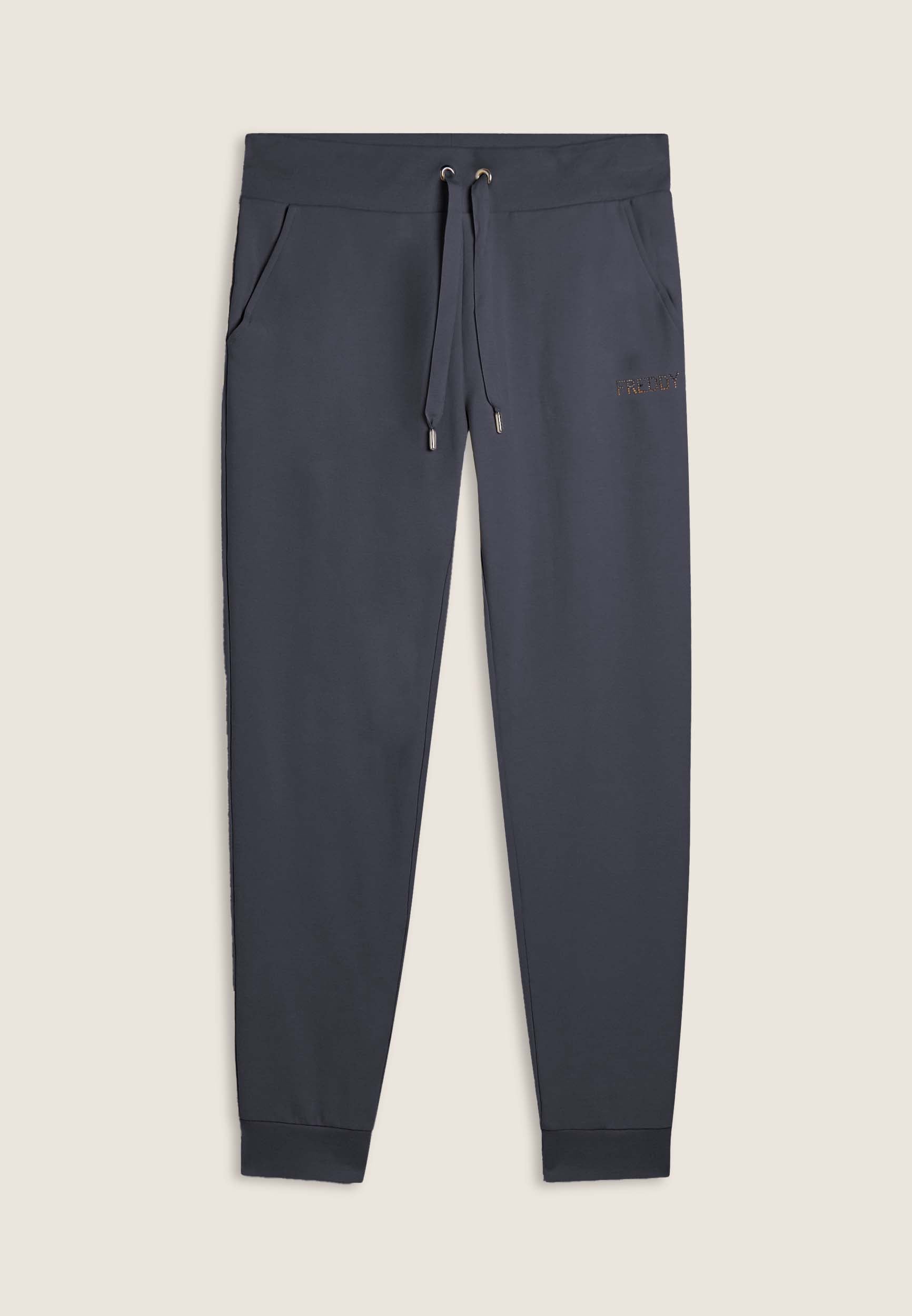freddy-pantalon-jogging-femme-poignets-strass-bicolore image 8