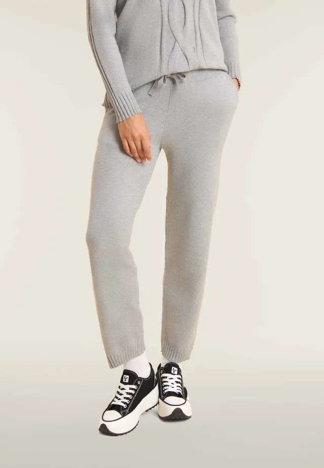 freddy-pantalon-femme-jambe-droite-tricot-avec-coulisse image 1
