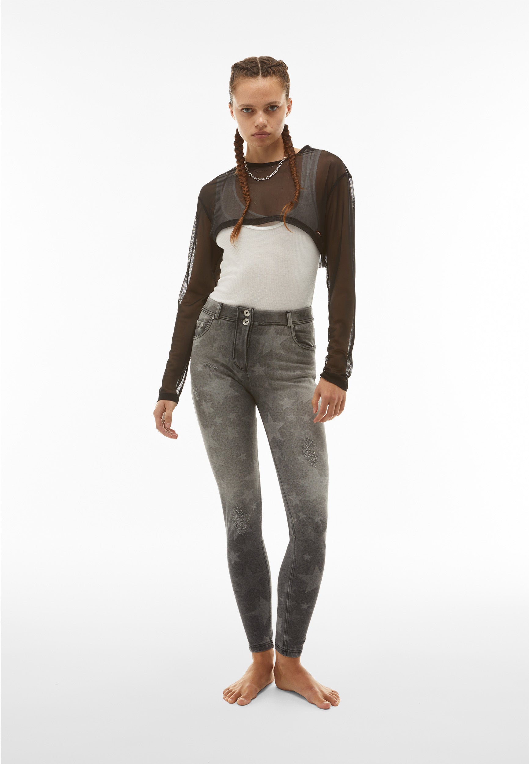 freddy-wr-up-jean-skinny-imprim-toiles-distressed image 2