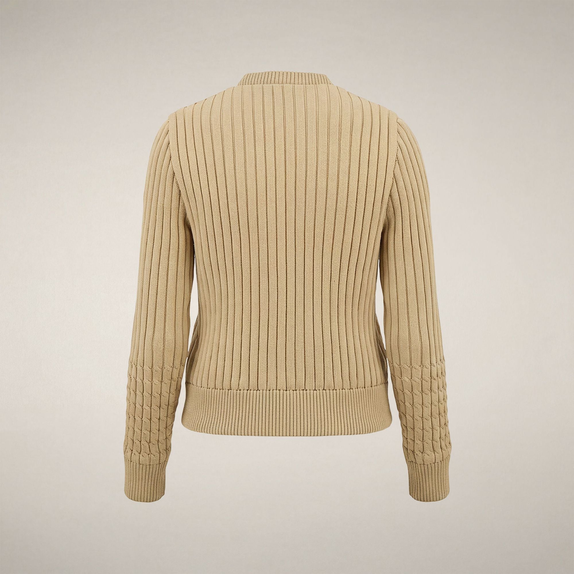 save-the-duck-zelinda-doudoune-femme-hybride-beige-pierre image 4