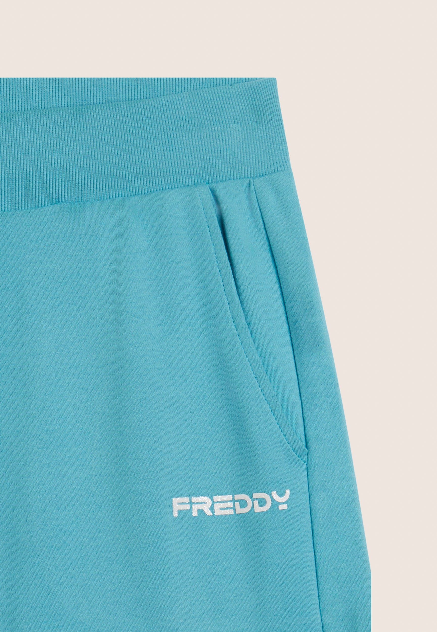 freddy-pantalon-court-regular-logo-glitter-short-coton image 7