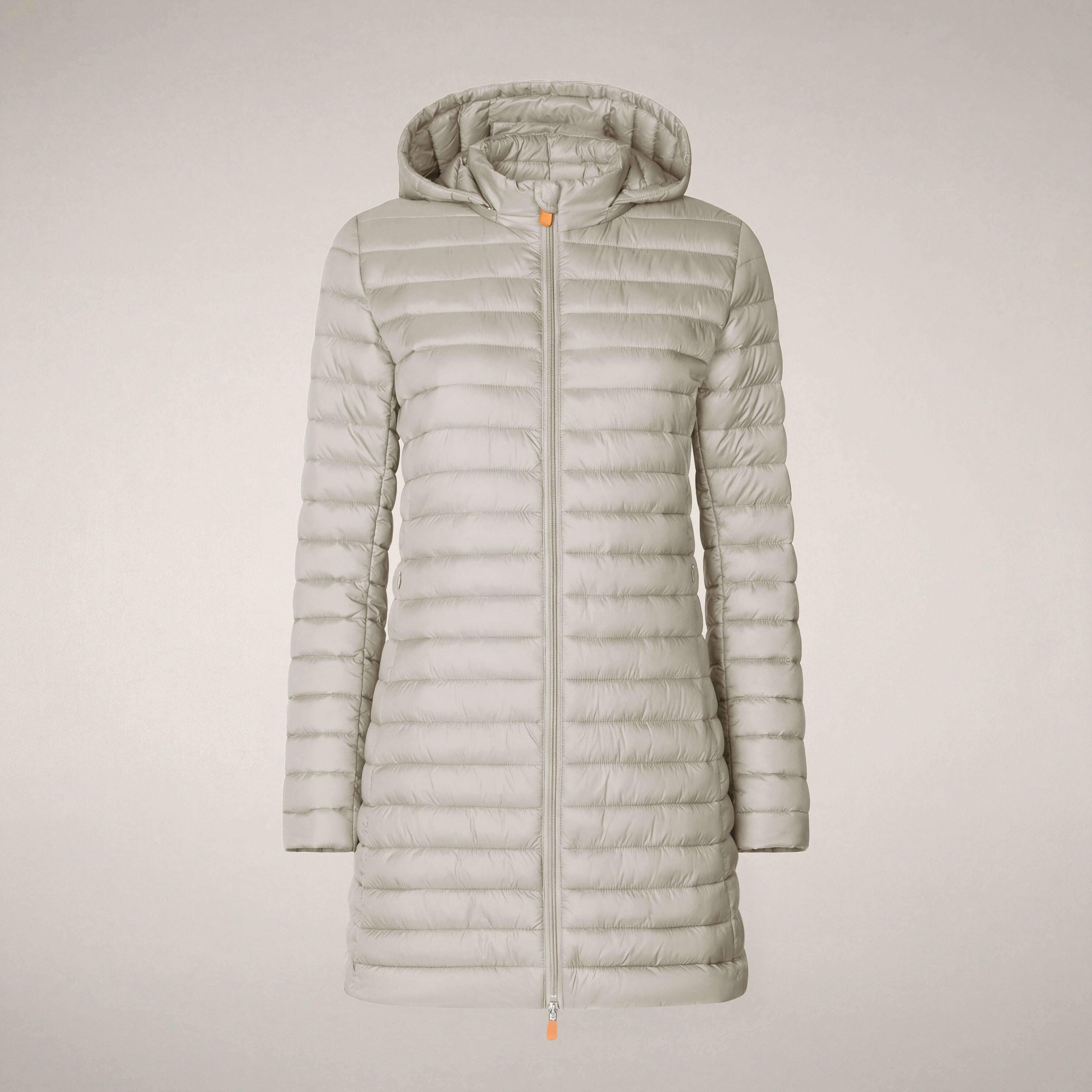 save-the-duck-bryanna-doudoune-longue-femme-beige-chiaro image 3