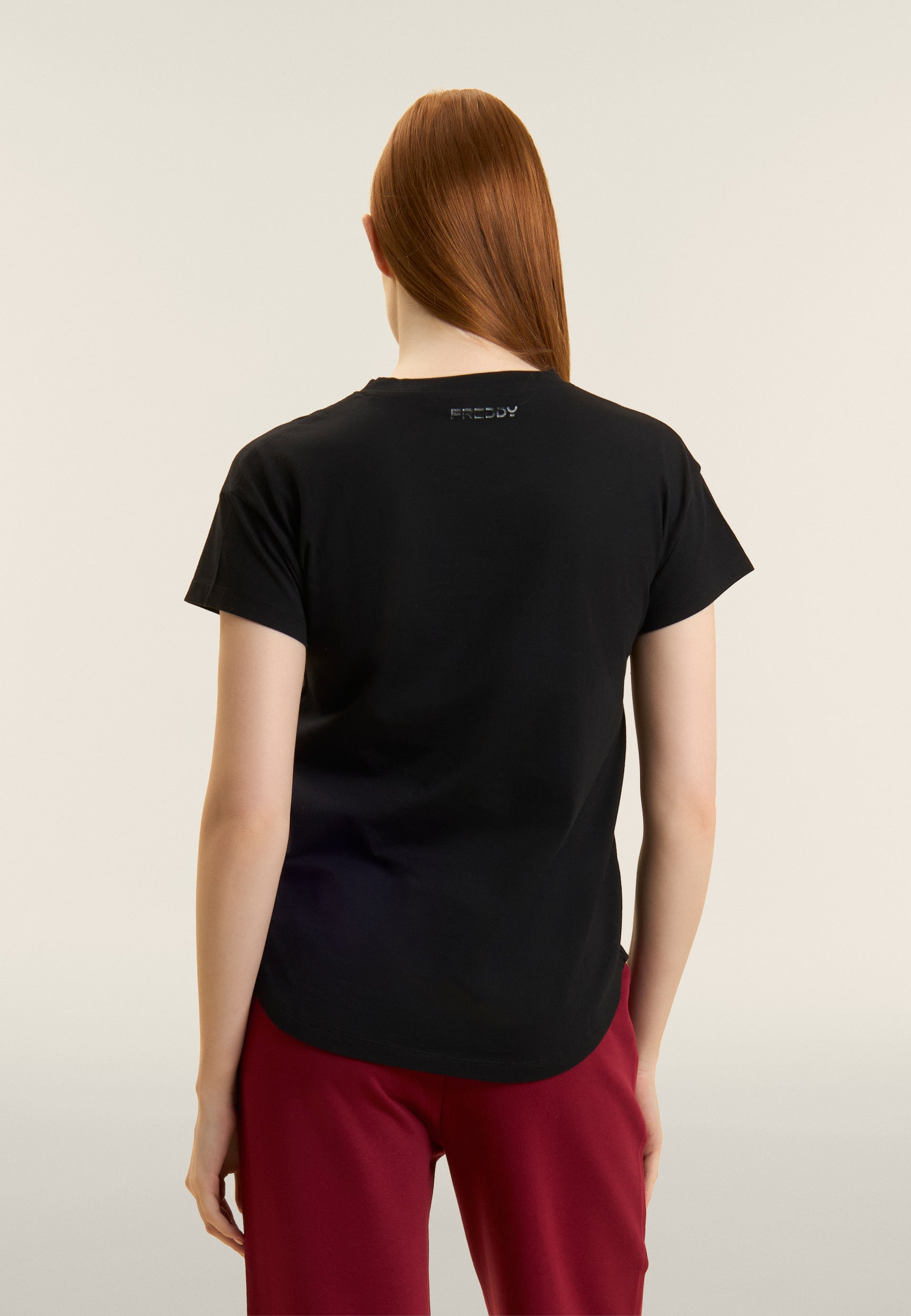 freddy-t-shirt-manches-ailettes-logo-brod-coton image 3