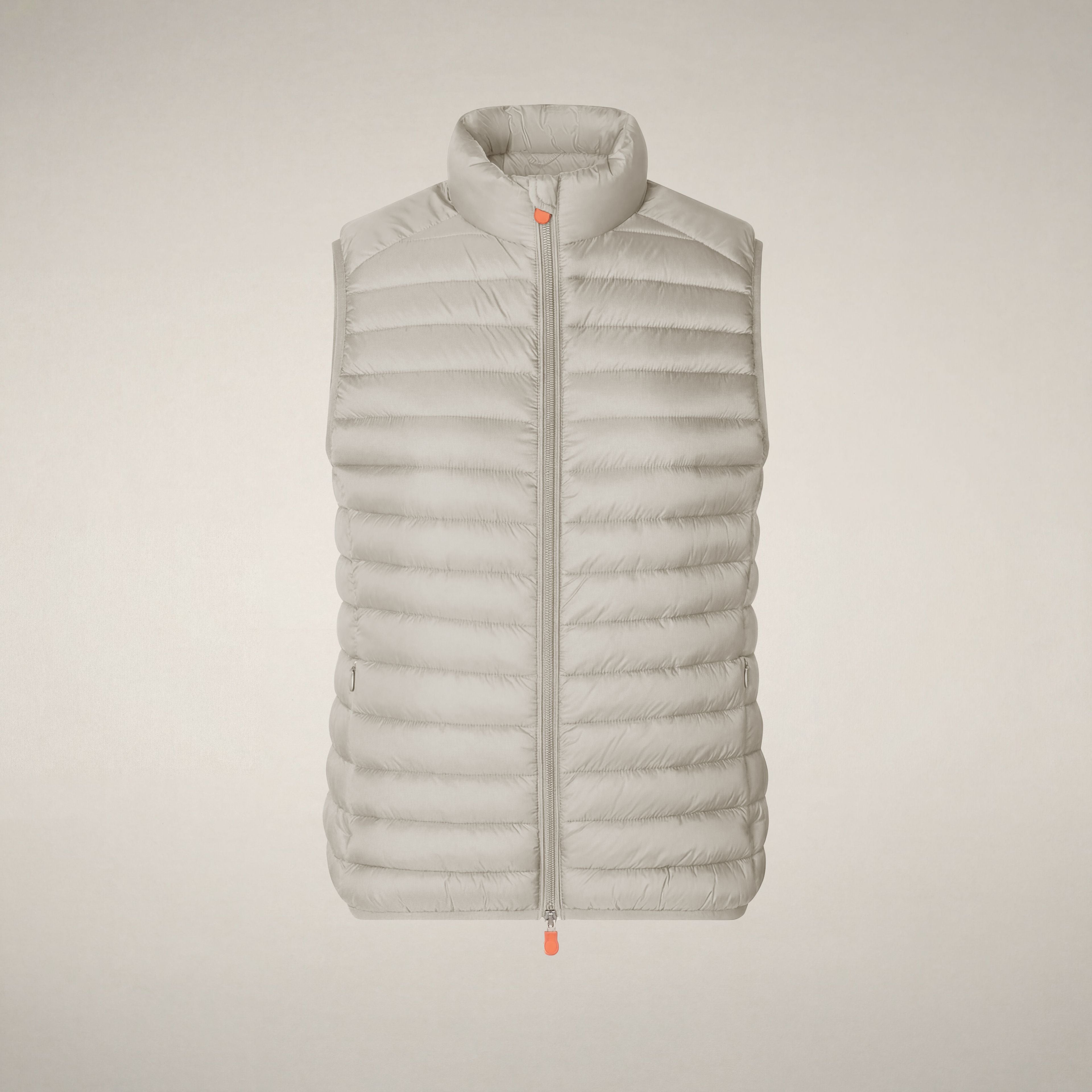 save-the-duck-charlotte-gilet-femme-beige-clair image 3