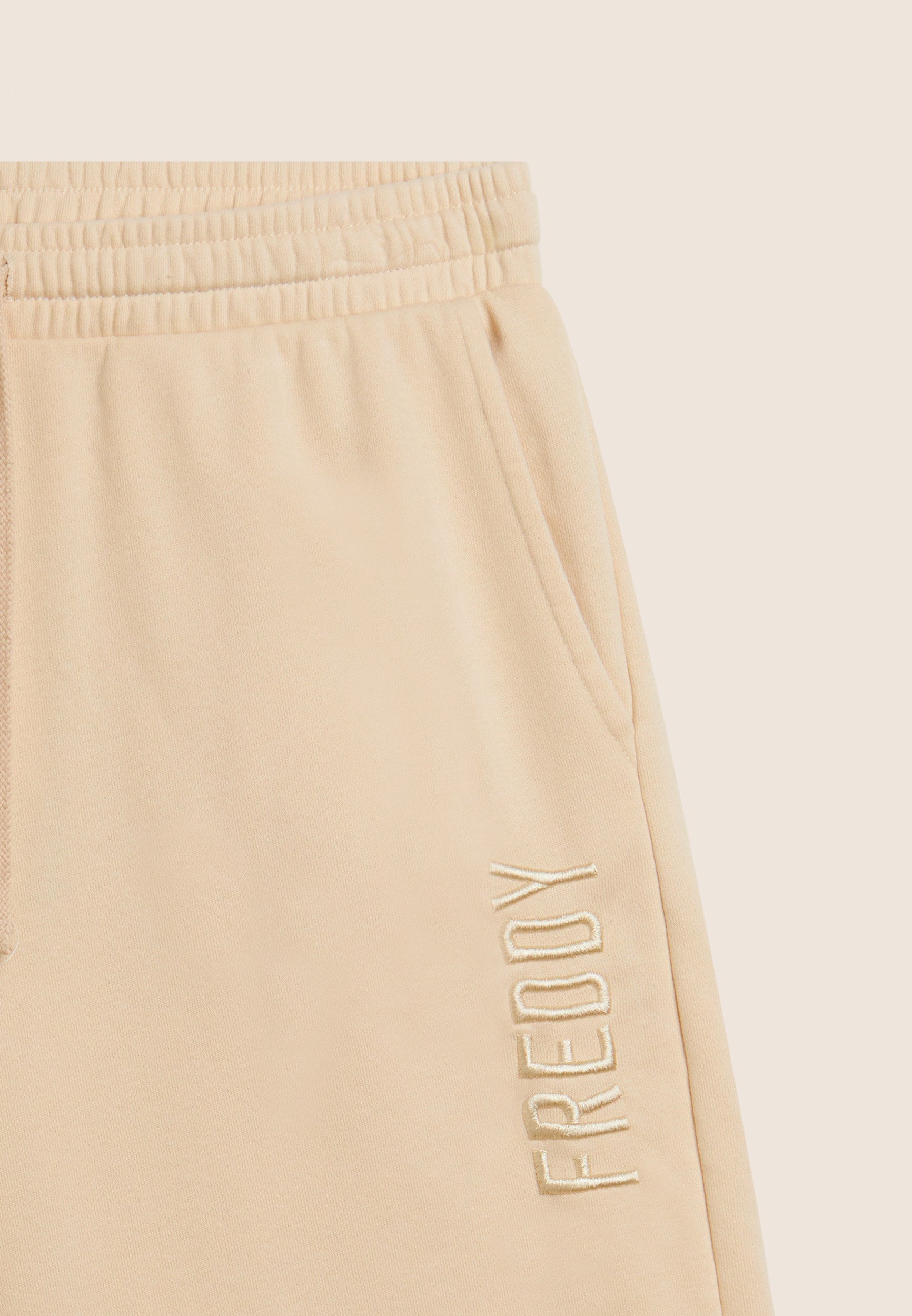 freddy-bermuda-femme-oversize-french-terry-broderie-wide-leg image 7