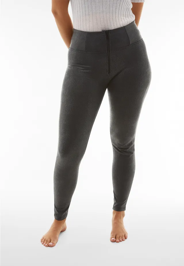 freddy-wr-up-pantalon-push-up-superskinny-taille-haute-simili-cuir-reptile image 1