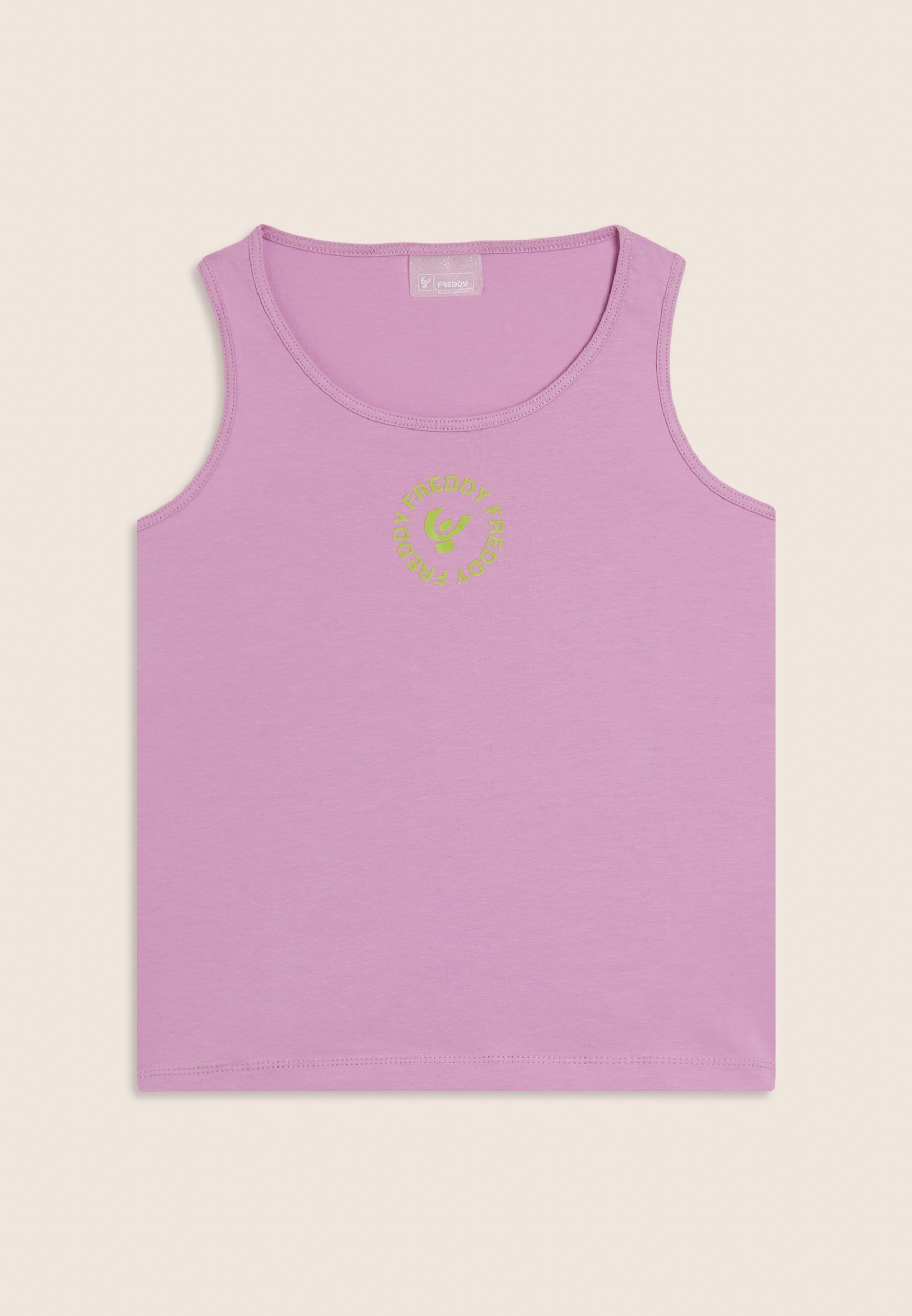 freddy-canotta-girocollo-logo-d-bardeur-coton-femme image 1