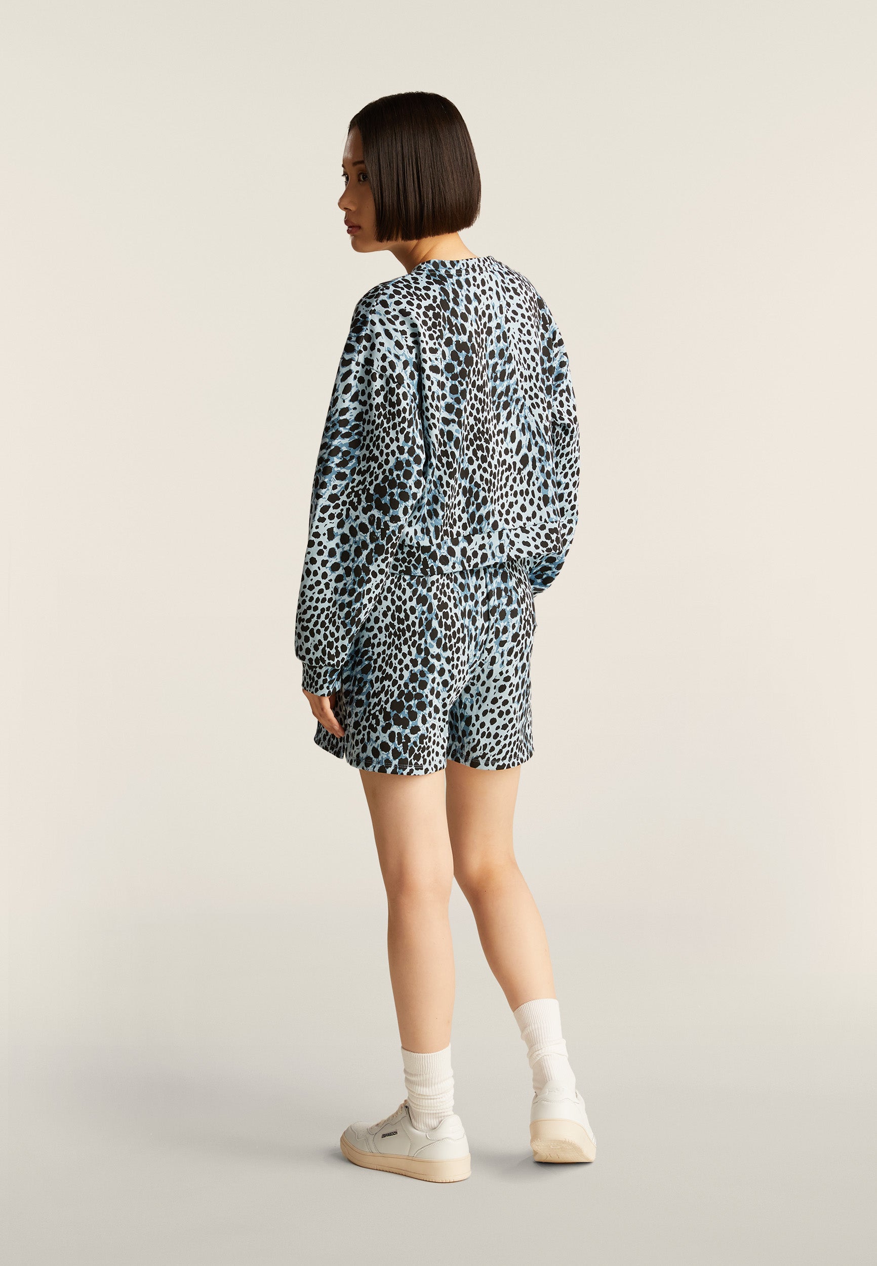 freddy-short-regular-fit-french-terry-imprim-animalier image 2