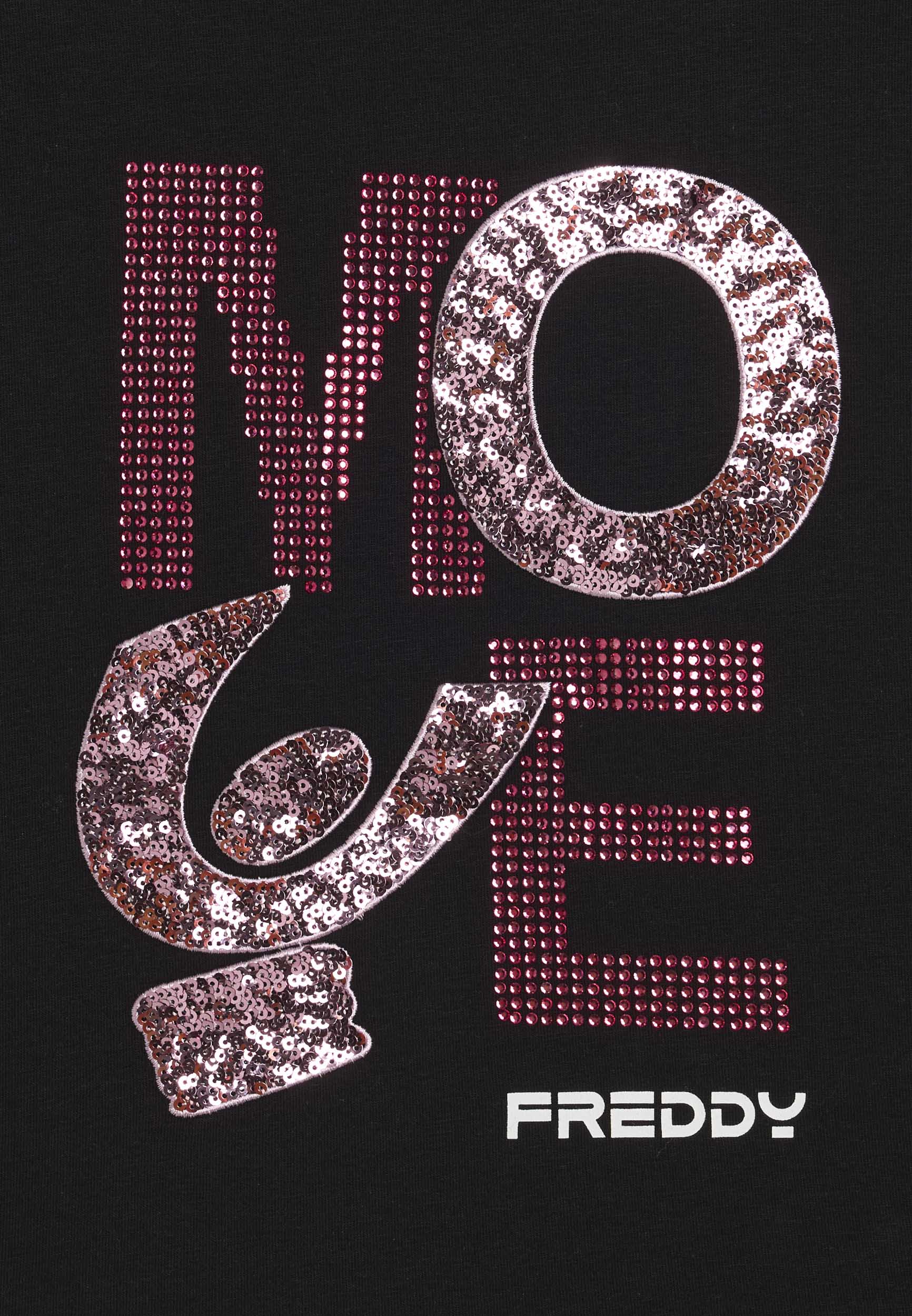 t-shirt-junior-freddy-cropped-move-strass-paillettes image 3