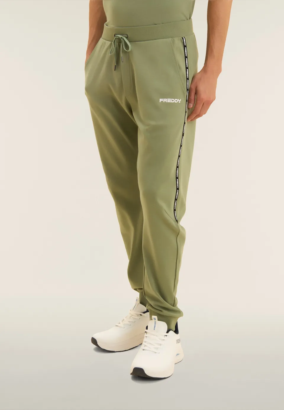 freddy-pantalon-sport-coton-insert-logot-lat-ral image 1