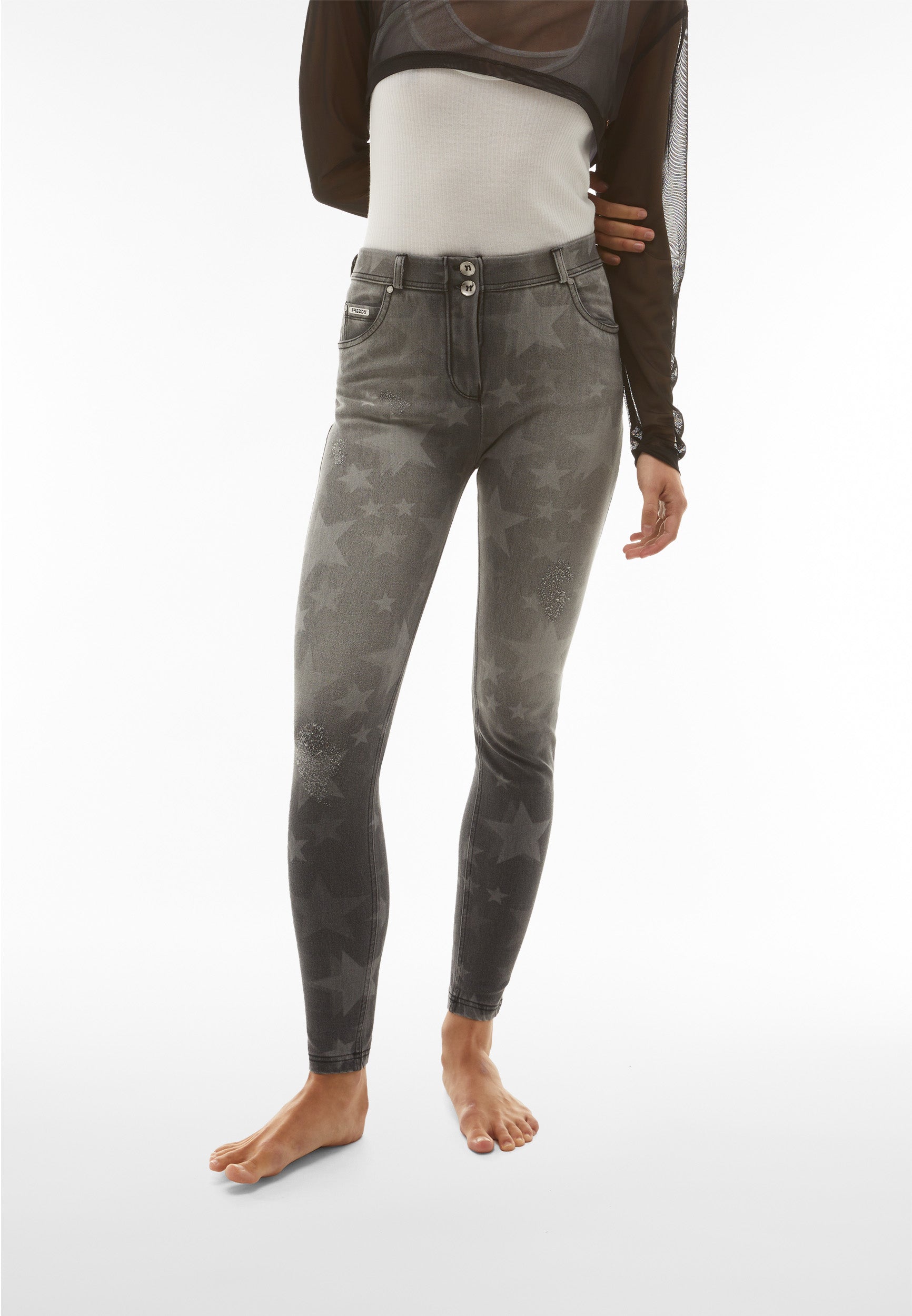 freddy-wr-up-jean-skinny-imprim-toiles-distressed image 1