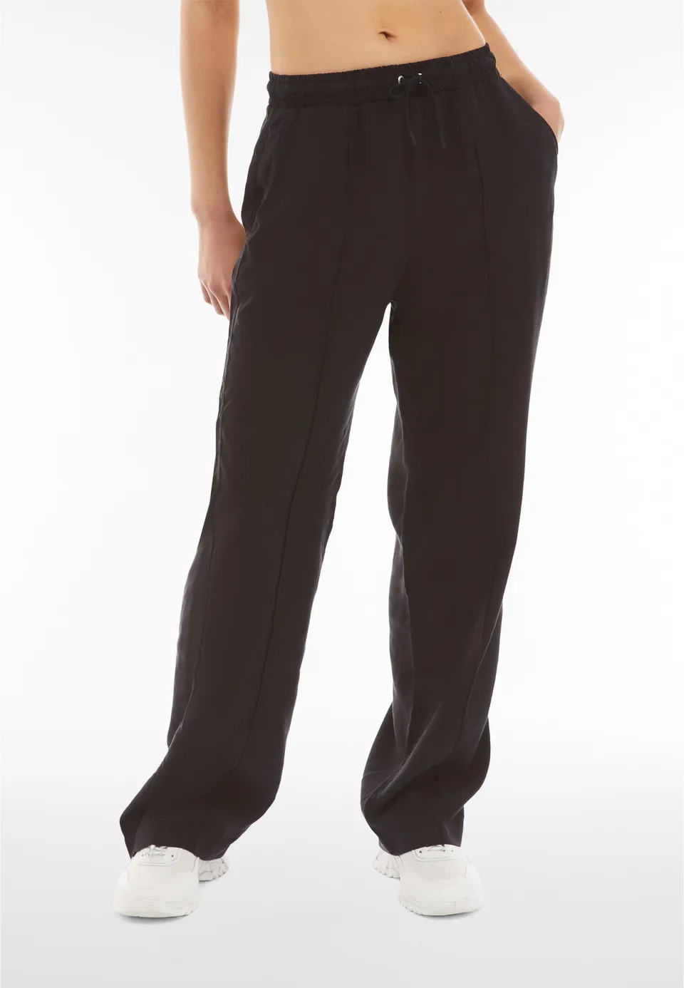 freddy-pantalon-femme-jambe-large-twill-lyocell image 1