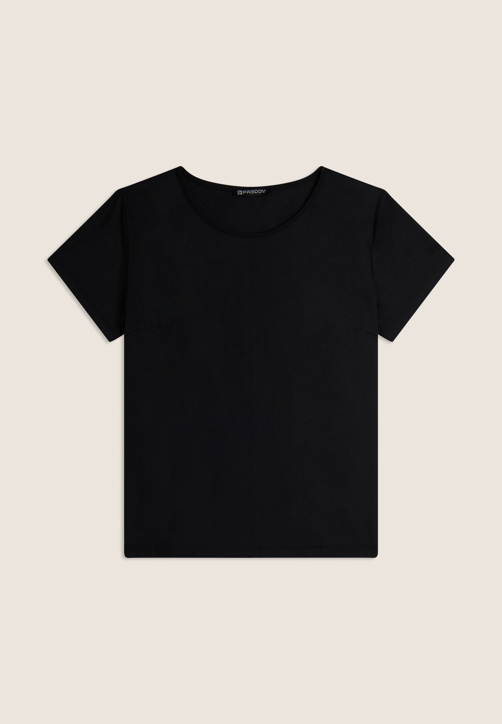 t-shirt-freddy-regular-femme-coton-stretch-manches-courtes image 4