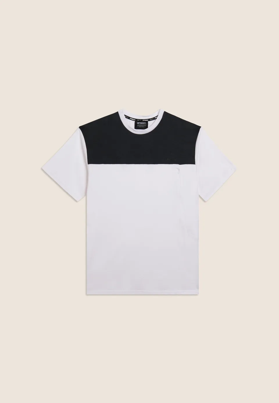 freddy-t-shirt-fantasia-coton-avec-poche-lat-rale-zipp-e image 1