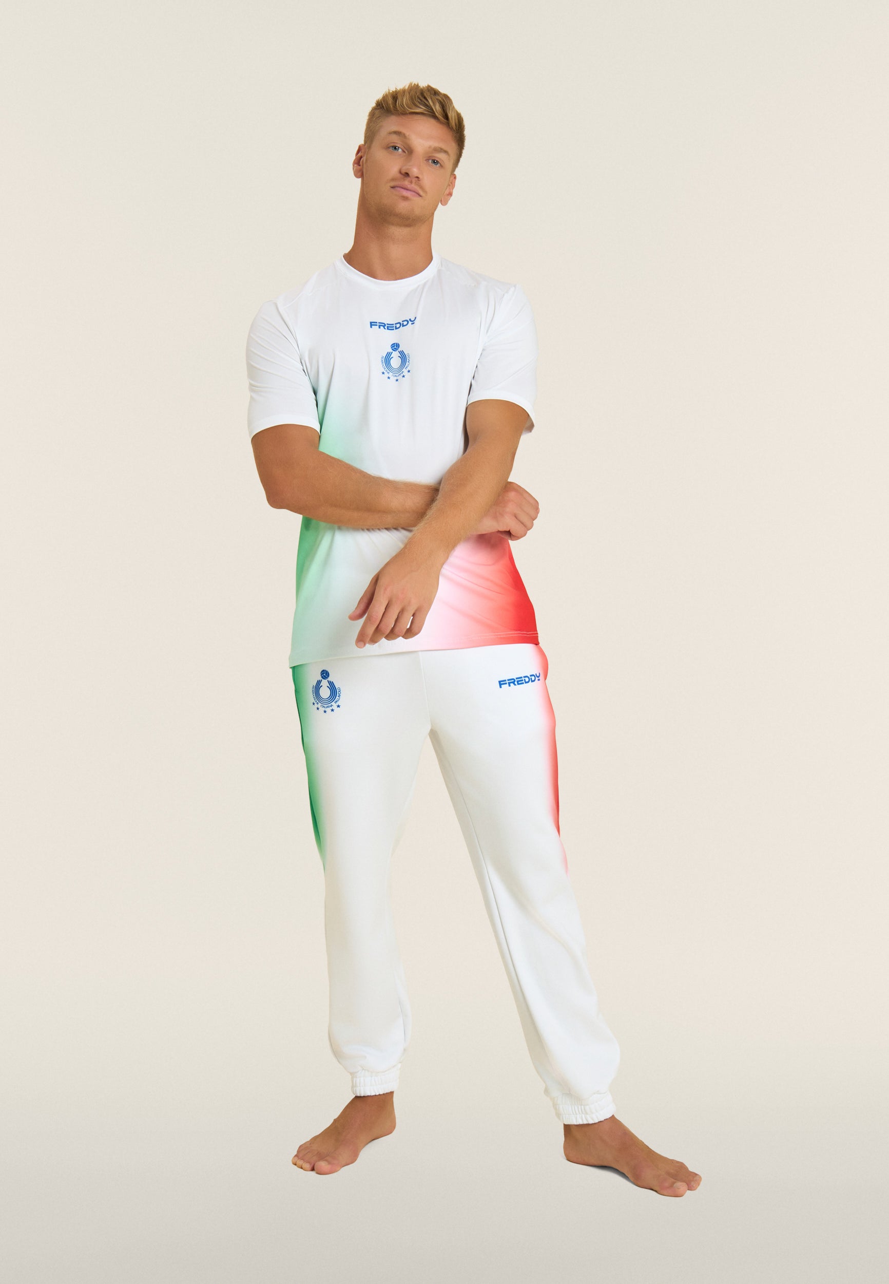 freddy-t-shirt-homme-beach-volley-nazionale-italia-2025-26 image 2