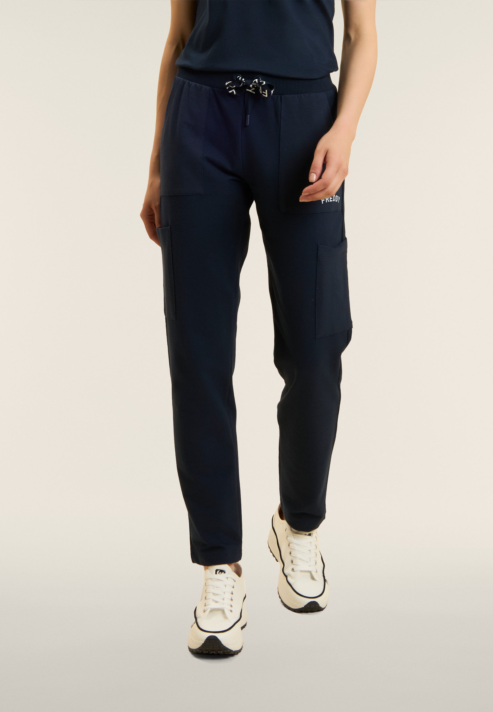 freddy-pantalon-regular-french-terry-poches-logo image 1