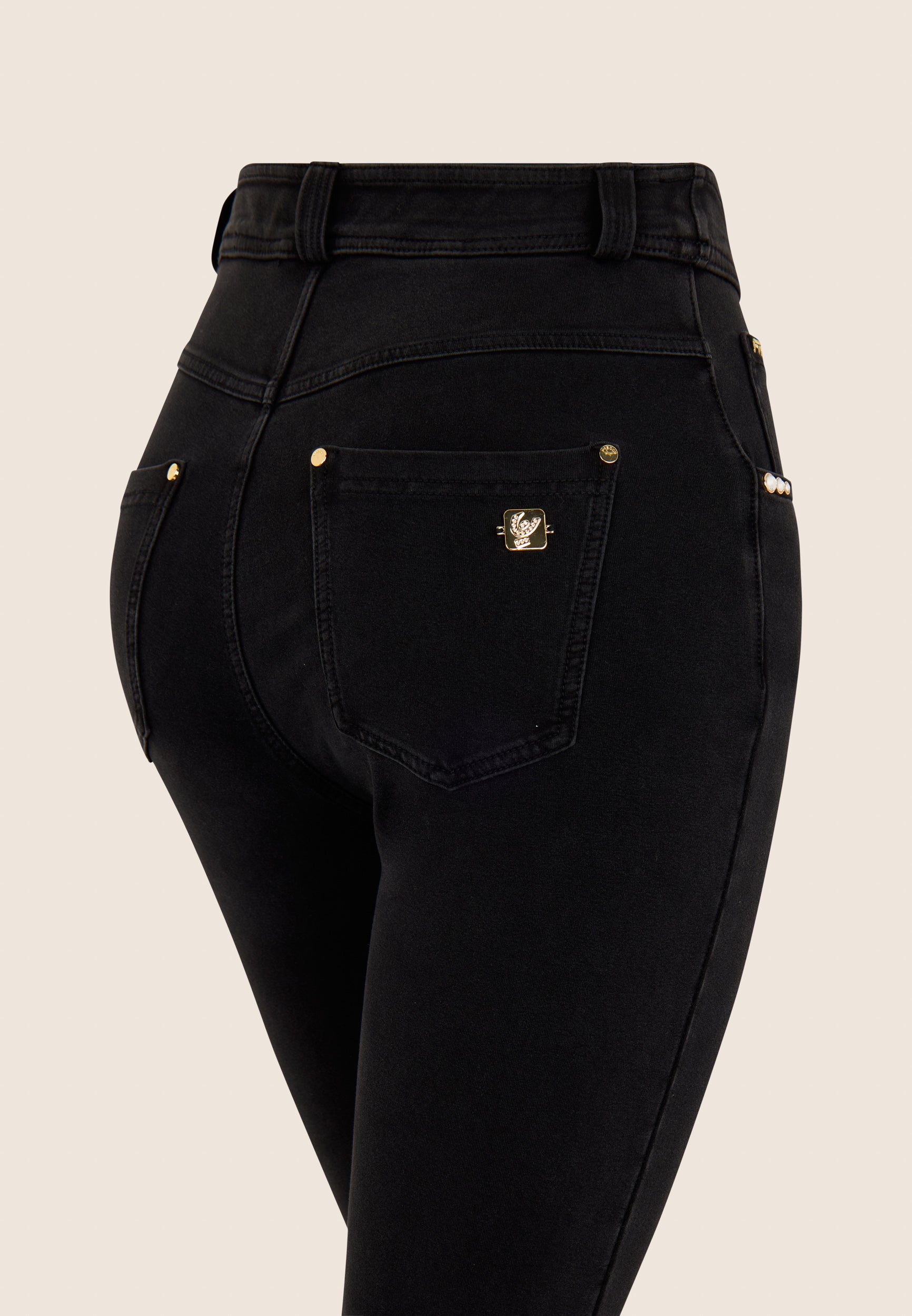 freddy-pantalon-capri-effet-denim-5-poches-wr-up-taille-haute-skinny image 8