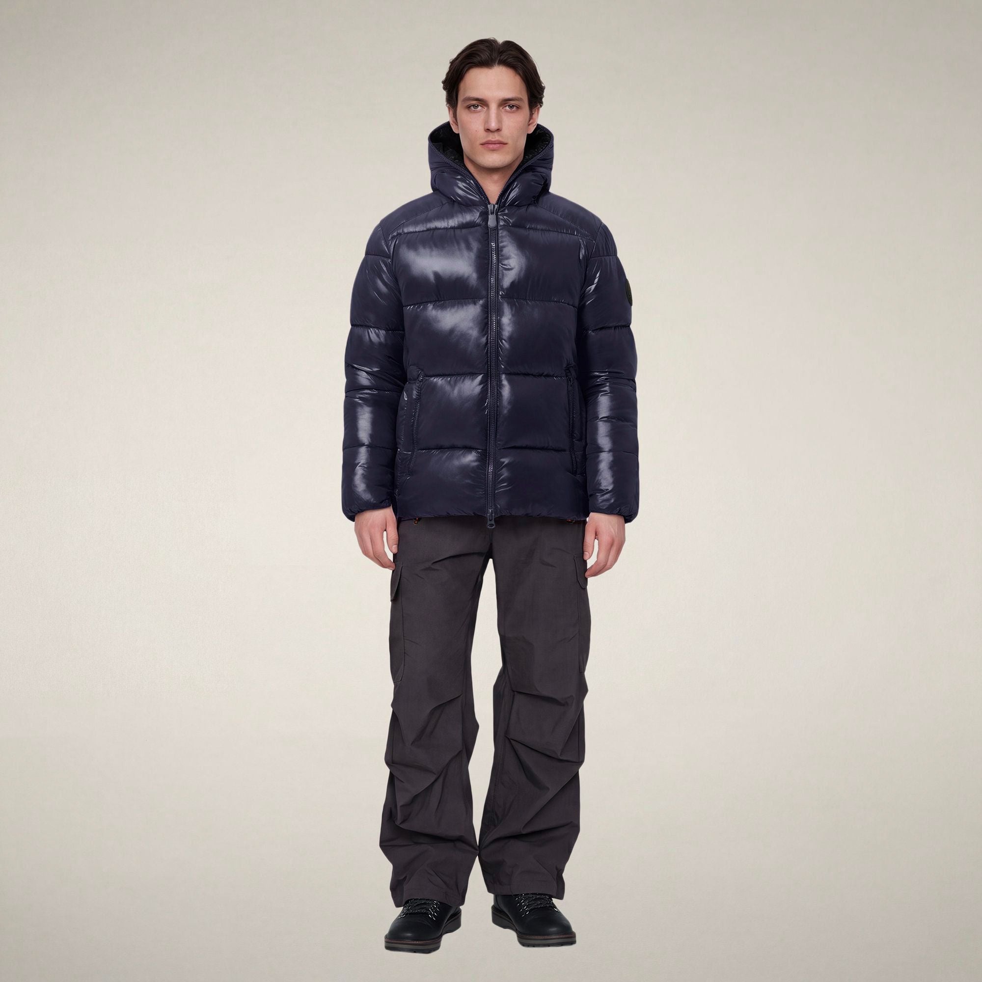 save-the-duck-edgard-doudoune-homme-bleu-noir-laque image 1