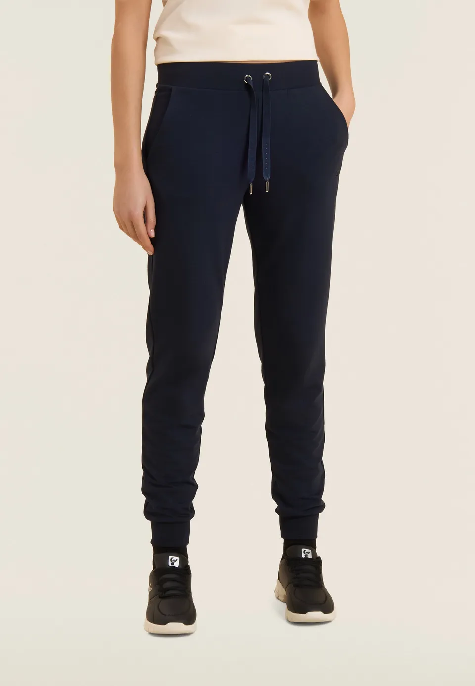 freddy-pantaloni-sportivi-jogging-french-terry-strass-tono image 1