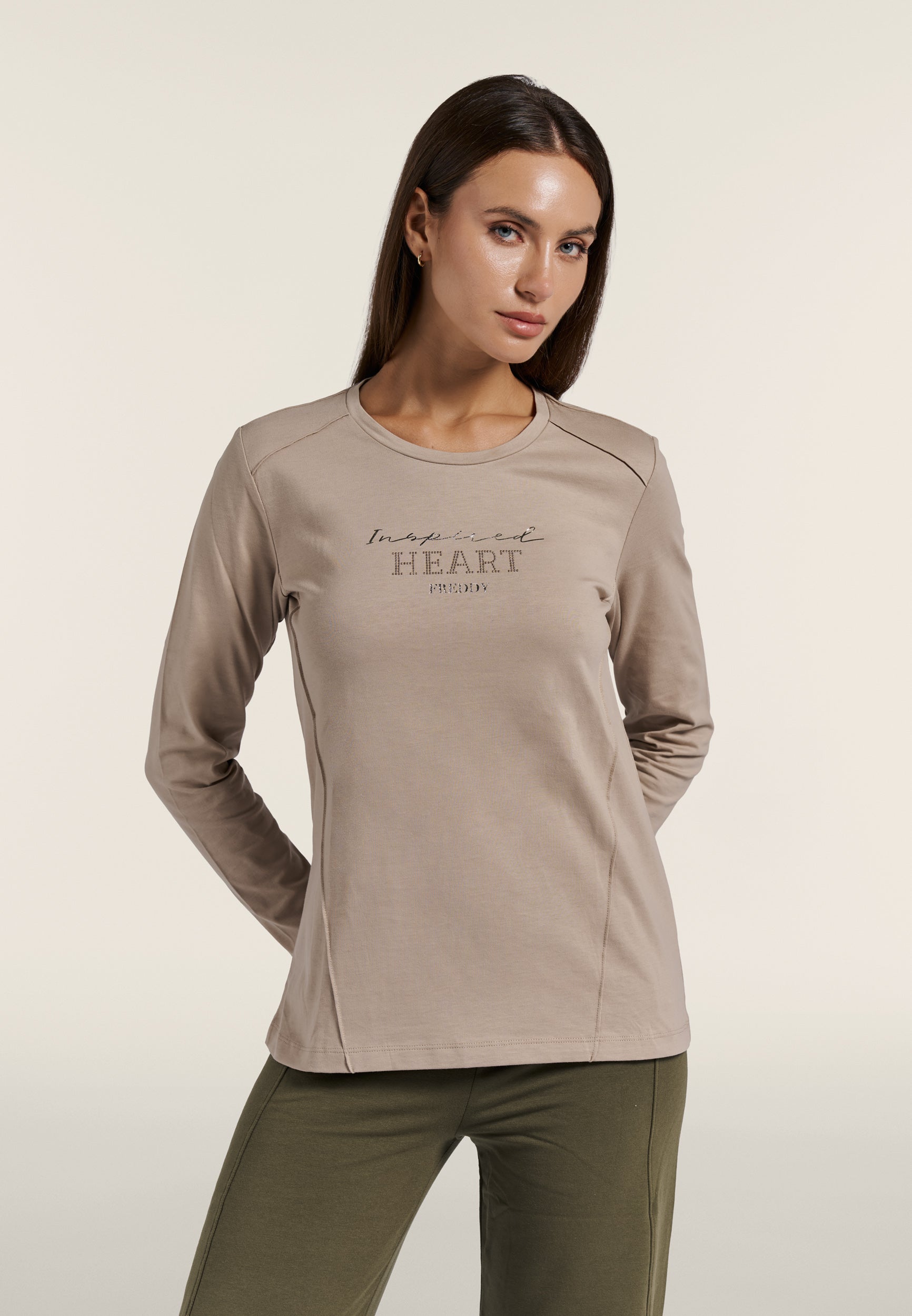 freddy-t-shirt-manches-longues-femme-inspired-heart-or-strass image 8
