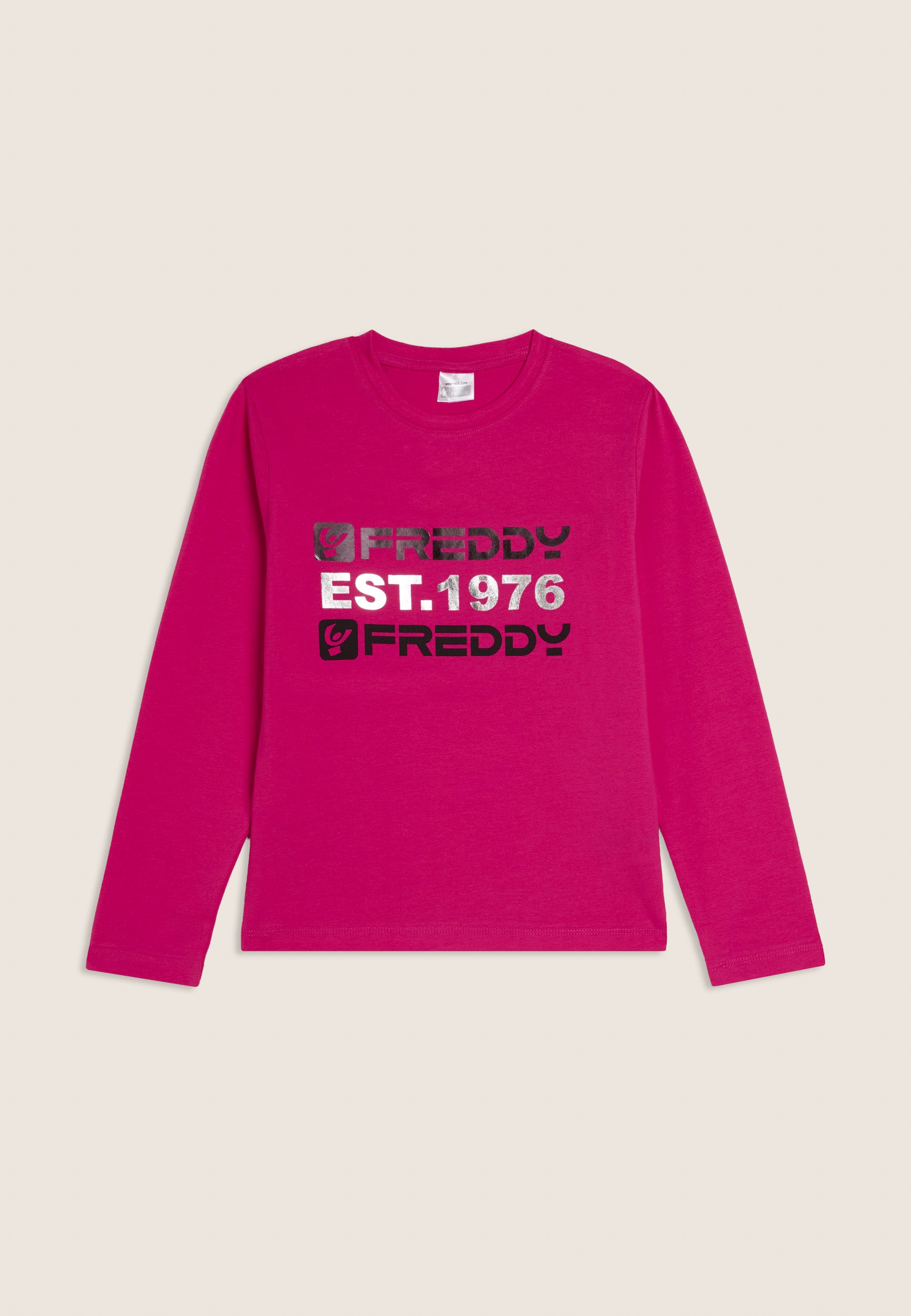 freddy-t-shirt-junior-manches-longues-est-1976-m-tallis-coton-stretch image 4