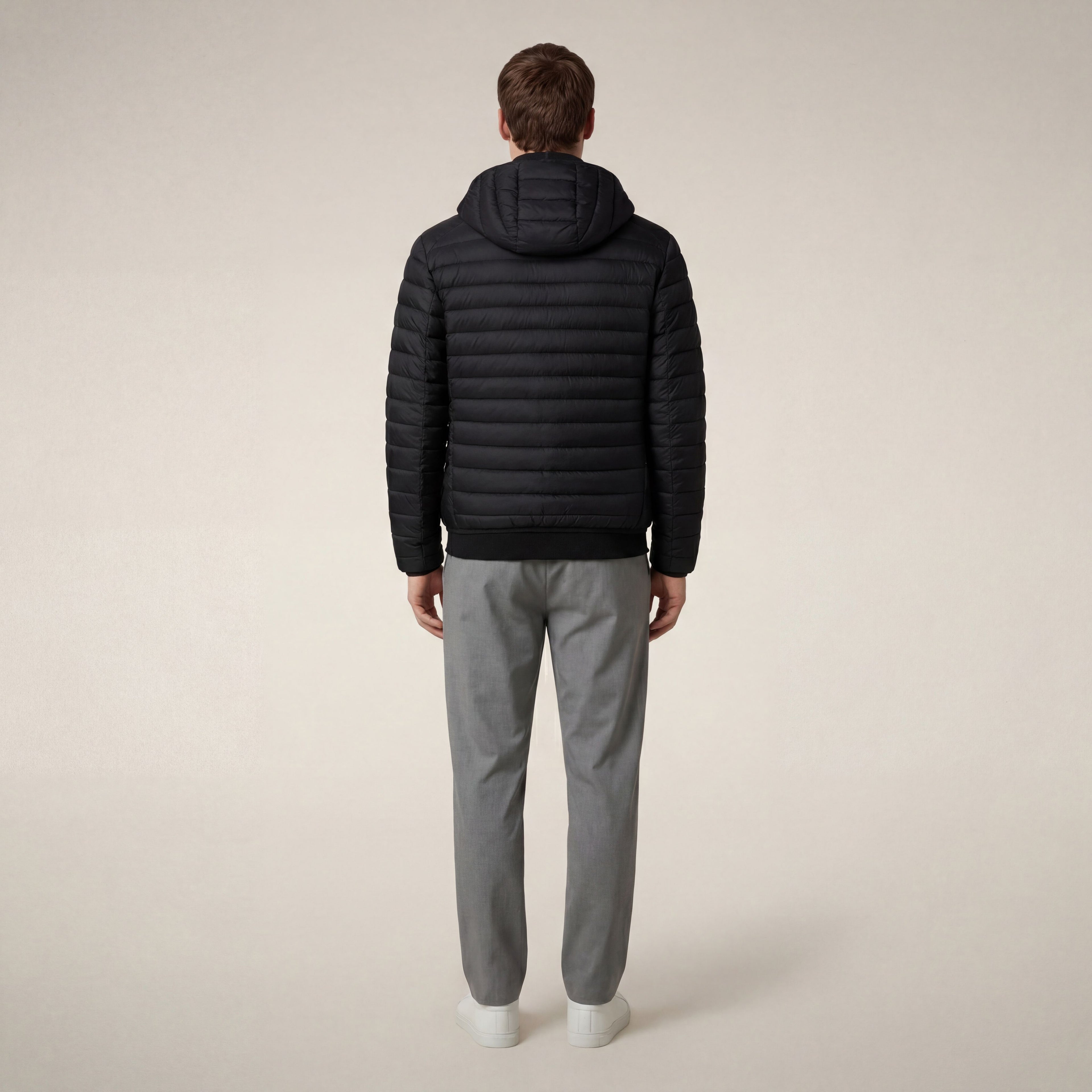 save-the-duck-donald-piumino-homme-capuche-noir image 2
