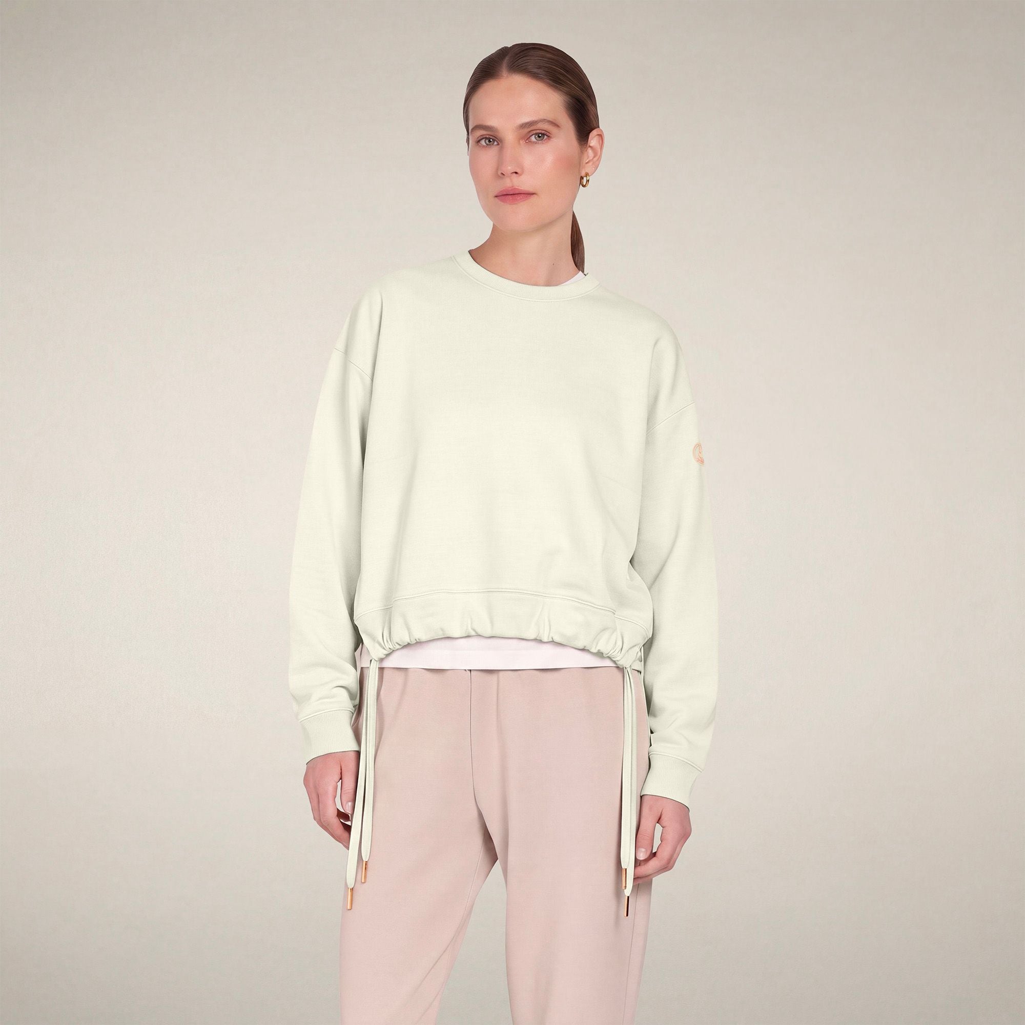 save-the-duck-akemi-sweat-col-rond-femme-blanc-nuage image 5