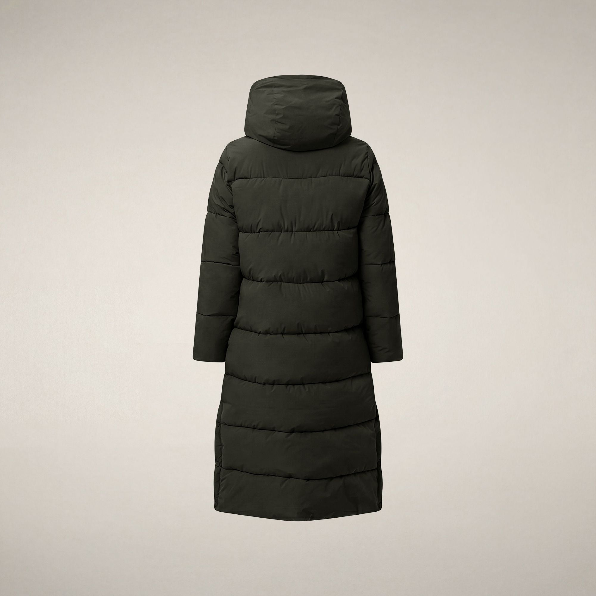 save-the-duck-zendaya-parka-femme-vert-terre image 4