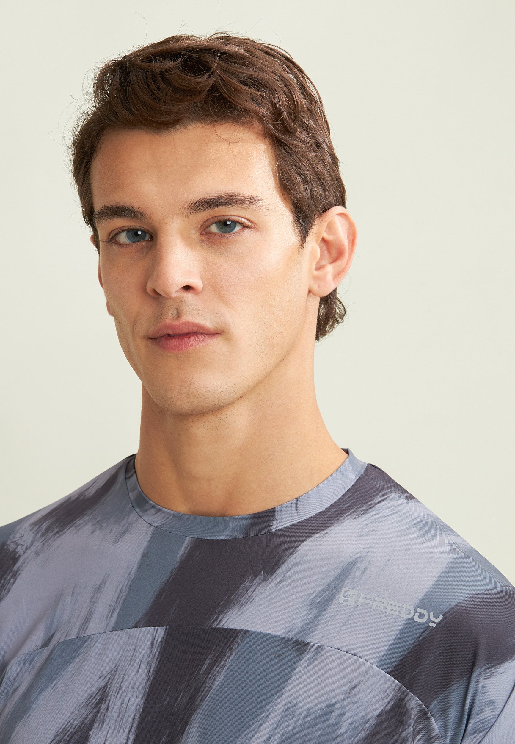 freddy-t-shirt-homme-brush-tech-slim-imprim-pennellata image 4